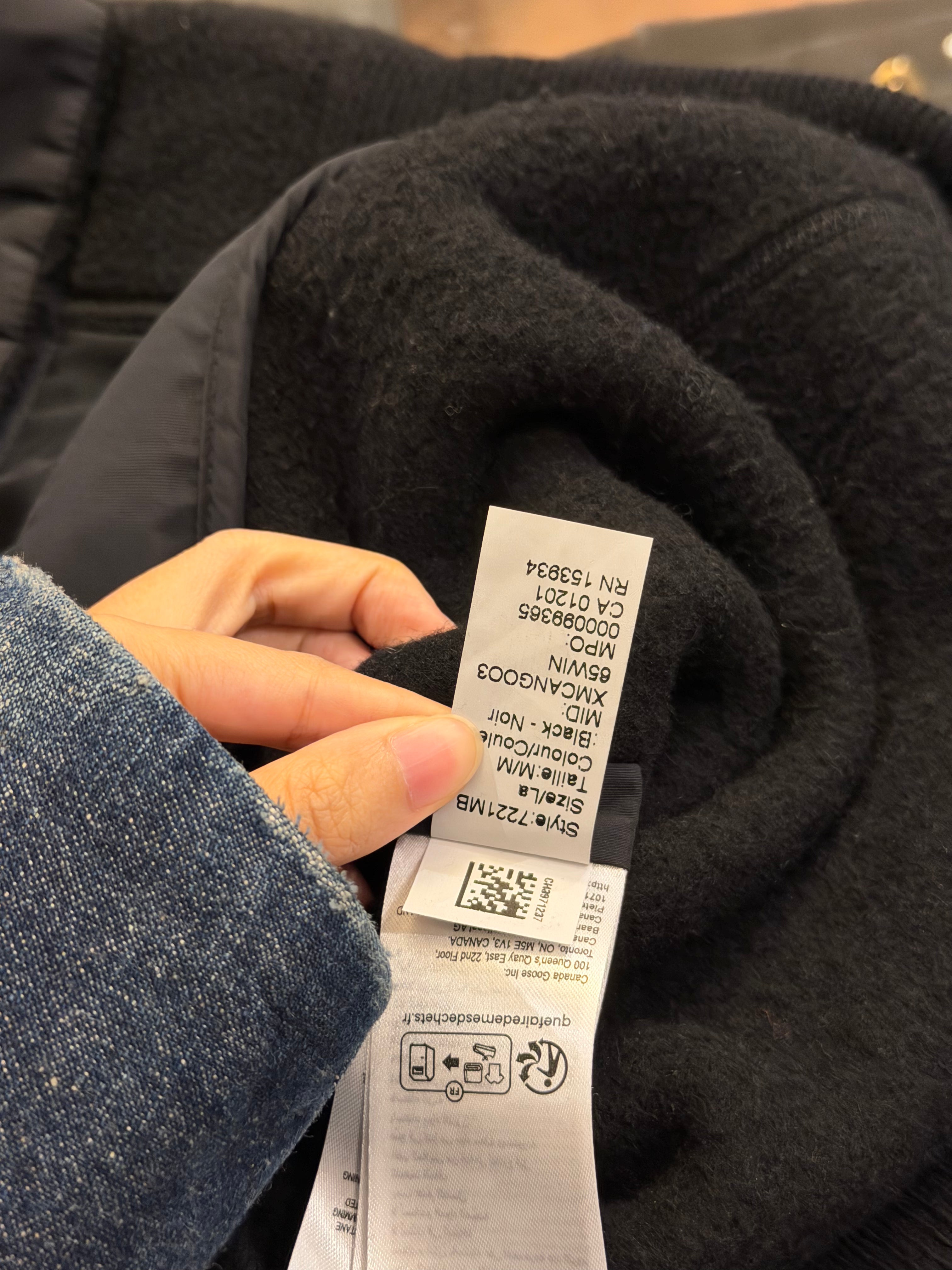Canada Goose Hudson Fleece Cardigan - Black