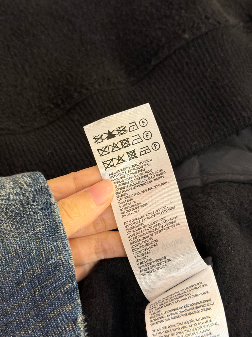Canada Goose Hudson Fleece Cardigan - Black