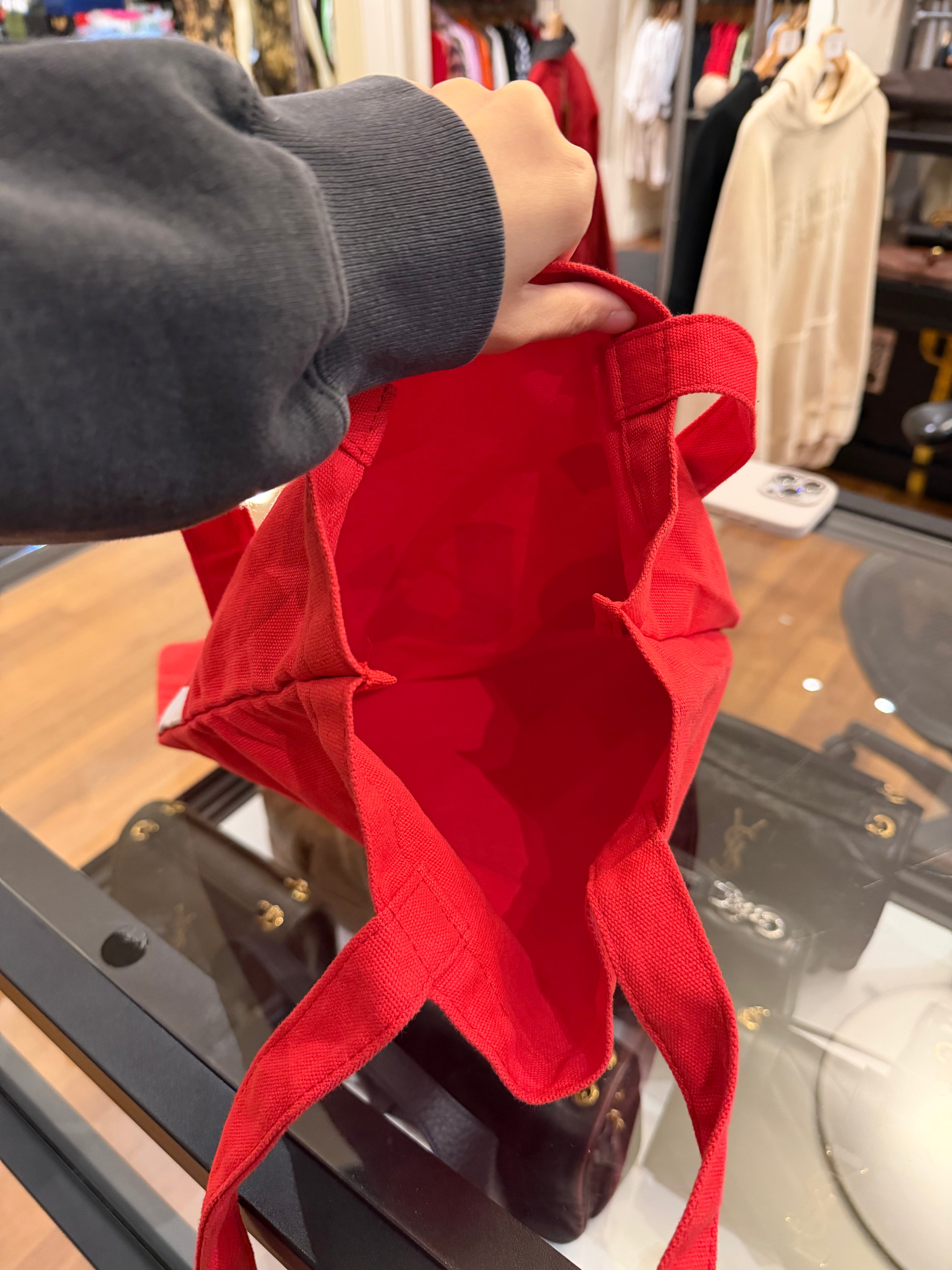 Supreme “Sup” Logo Tote Bag- Red