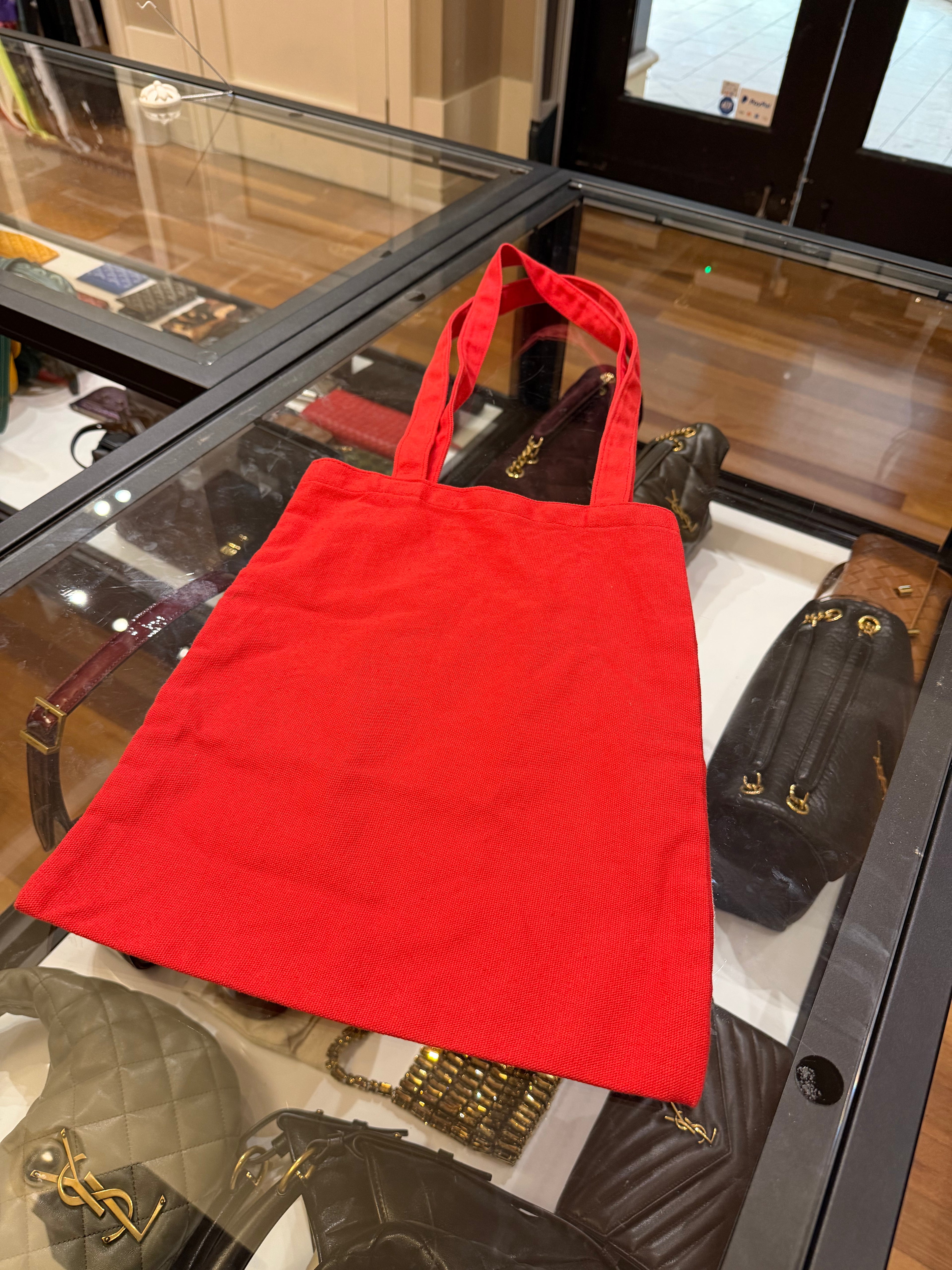 Supreme “Sup” Logo Tote Bag- Red