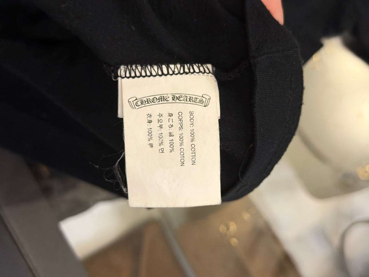 Chrome Hearts Cemetary Cross Tee LS - Black