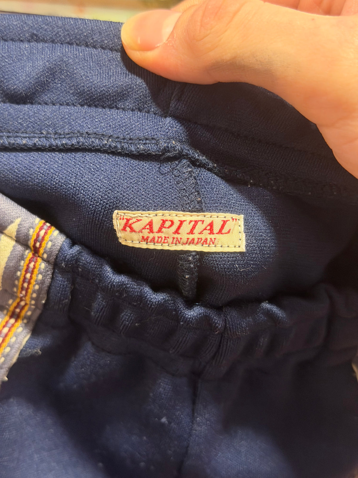 Kapital Jersey Kochi Track Pants - Navy