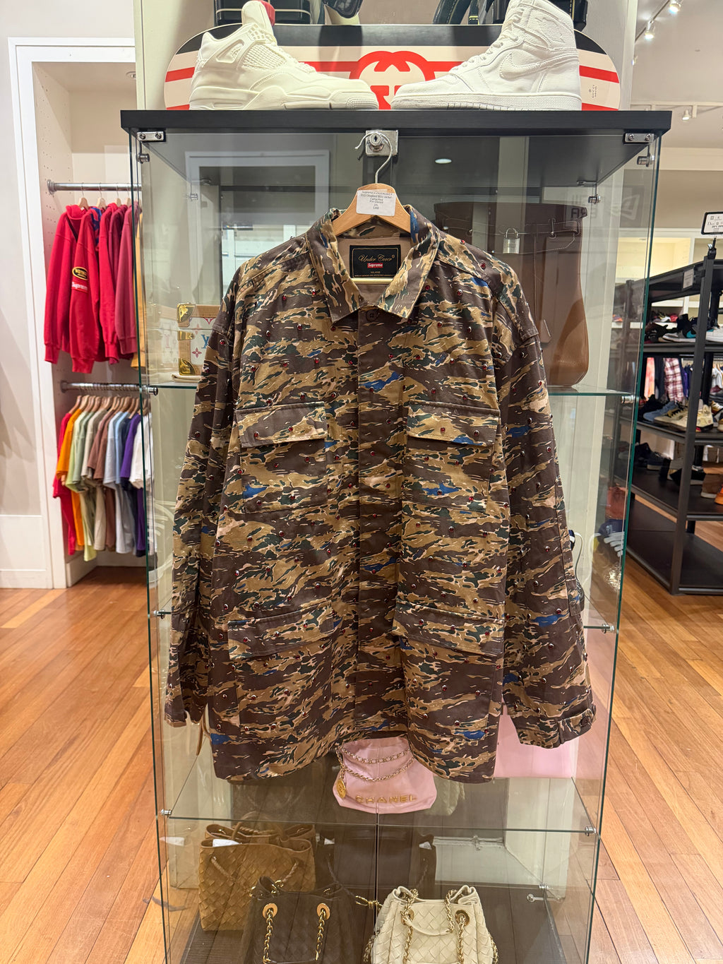 Supreme x UNDERCOVER SS23 Studded BDU Jacket - Camo/Red