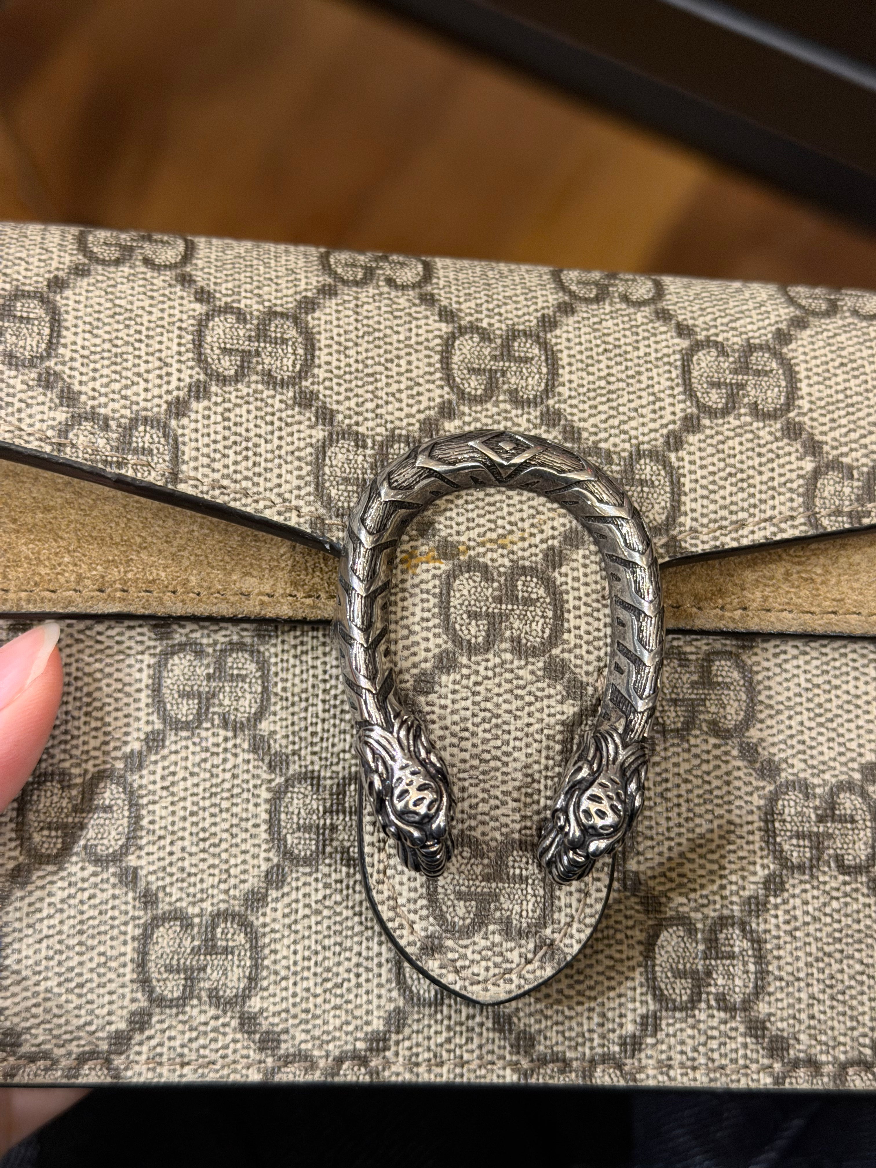 Gucci Dionysus GG Supreme Super Mini Bag