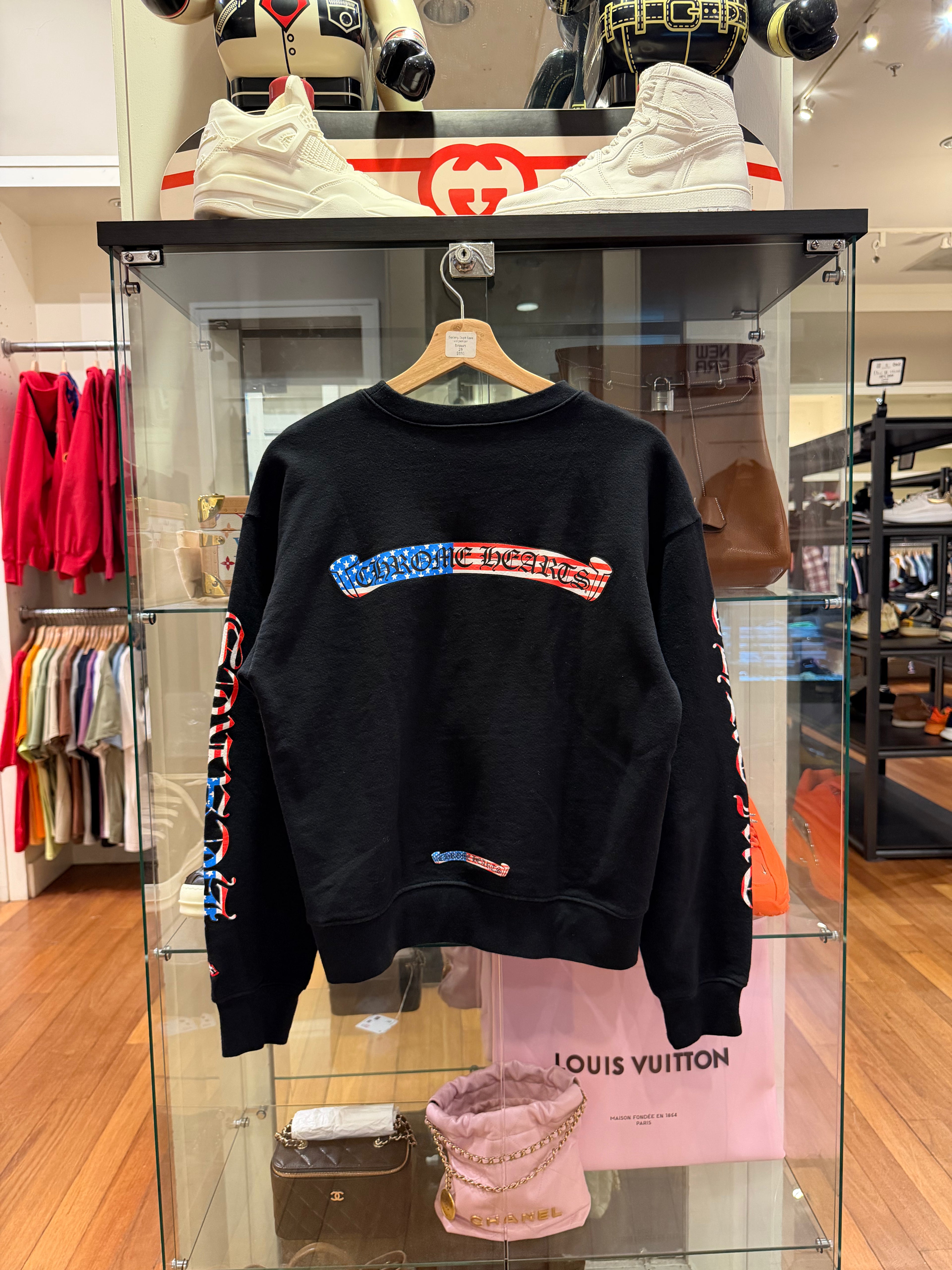 Chrome Hearts x Matty Boy American Flag Scroll Logo