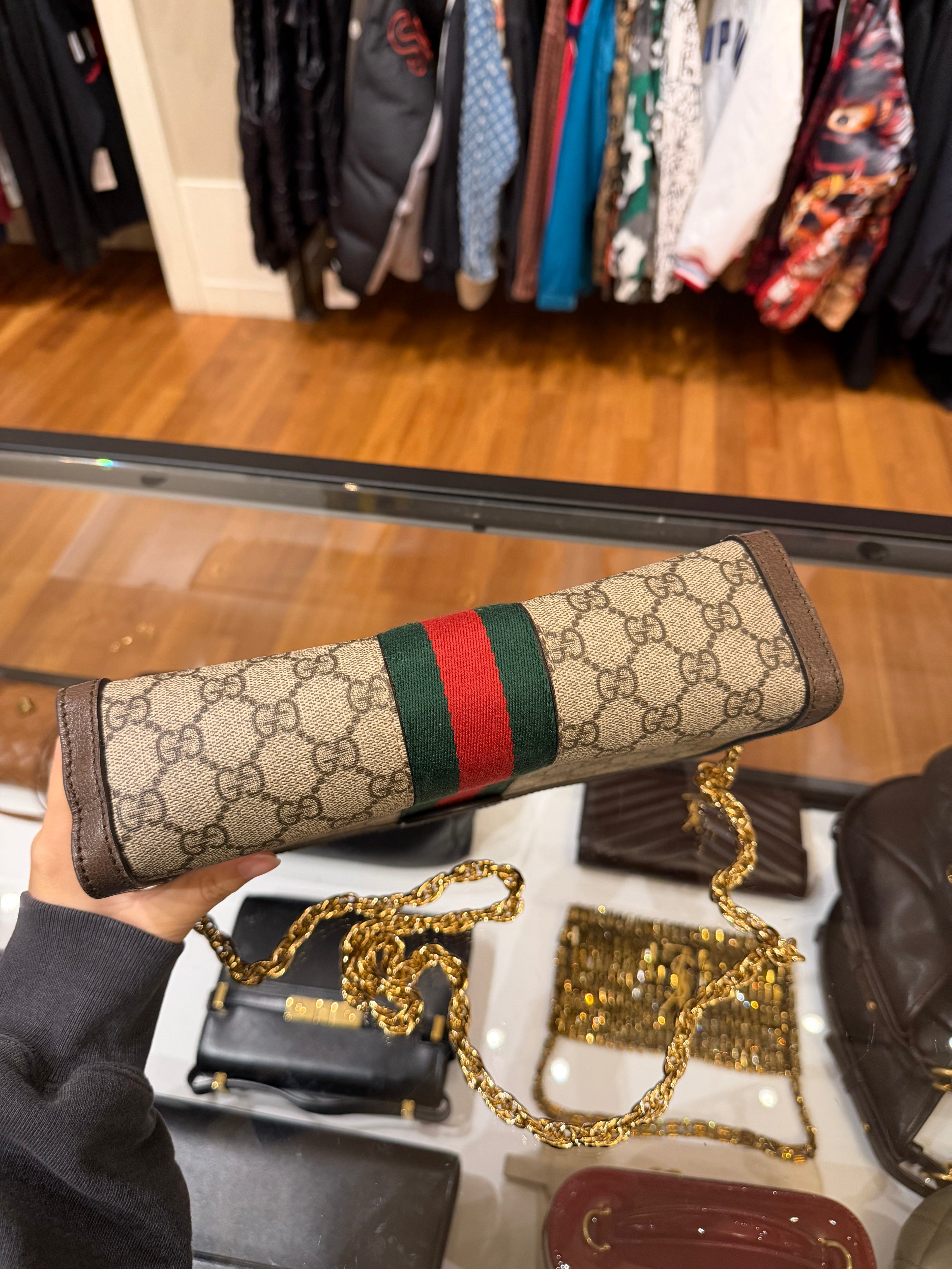 Gucci Ophidia GG Small Chain Shoulder Bag