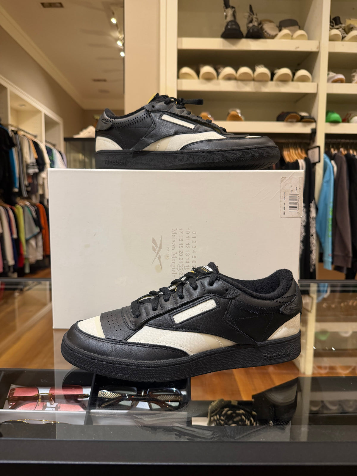 Maison Margiela x ReebokClub C 'Memory Of' Sneakers - Black