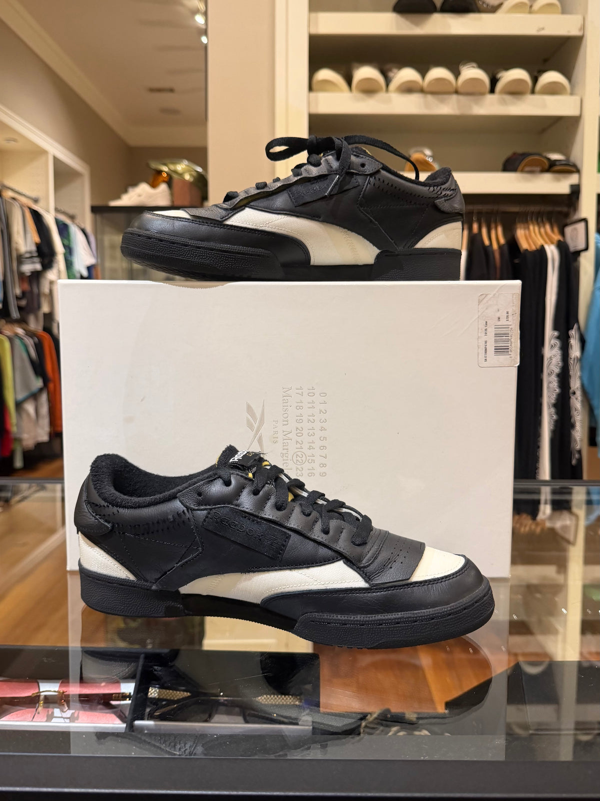 Maison Margiela x ReebokClub C 'Memory Of' Sneakers - Black
