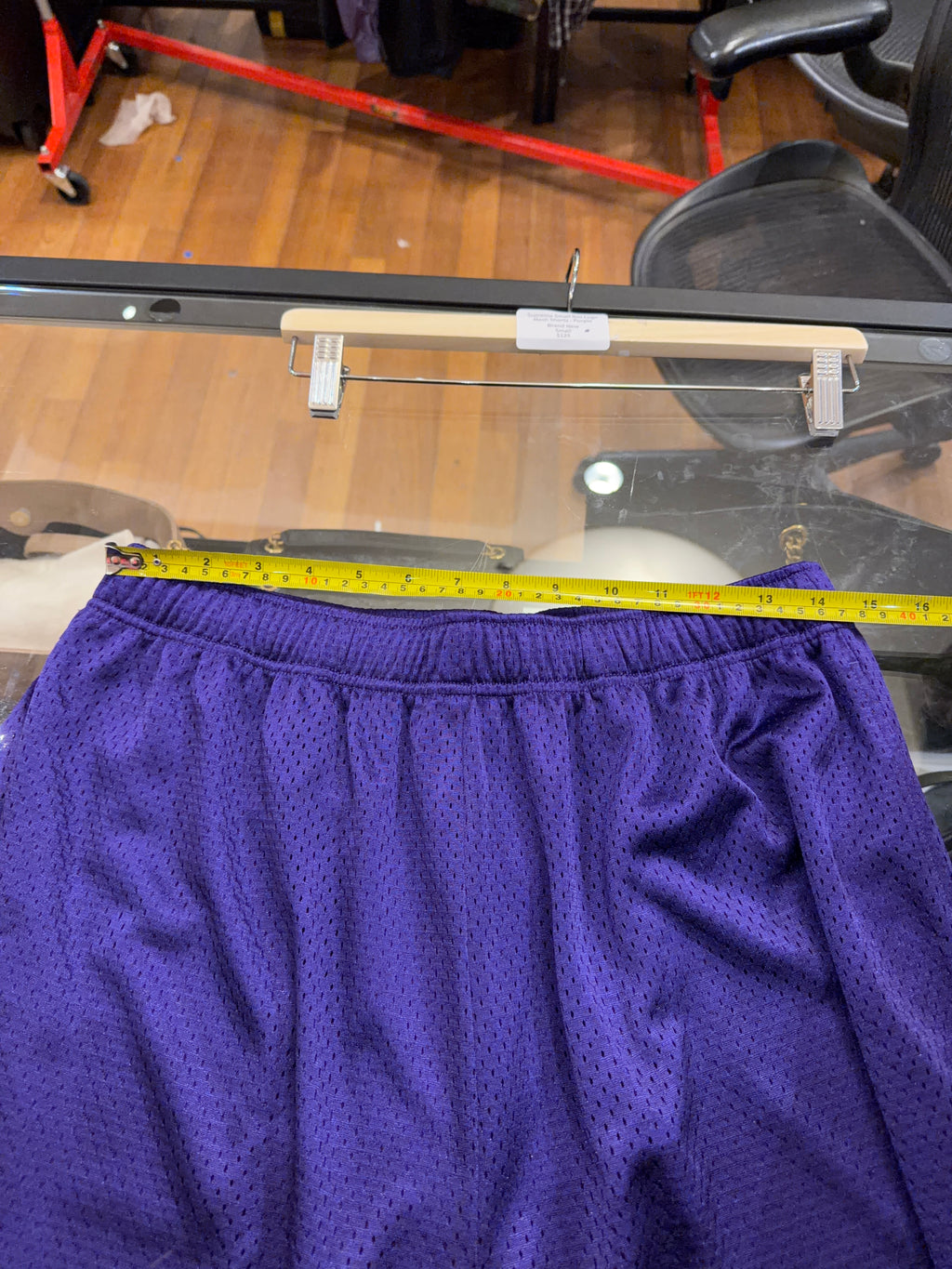 Supreme Small Box Logo Mesh Shorts - Purple