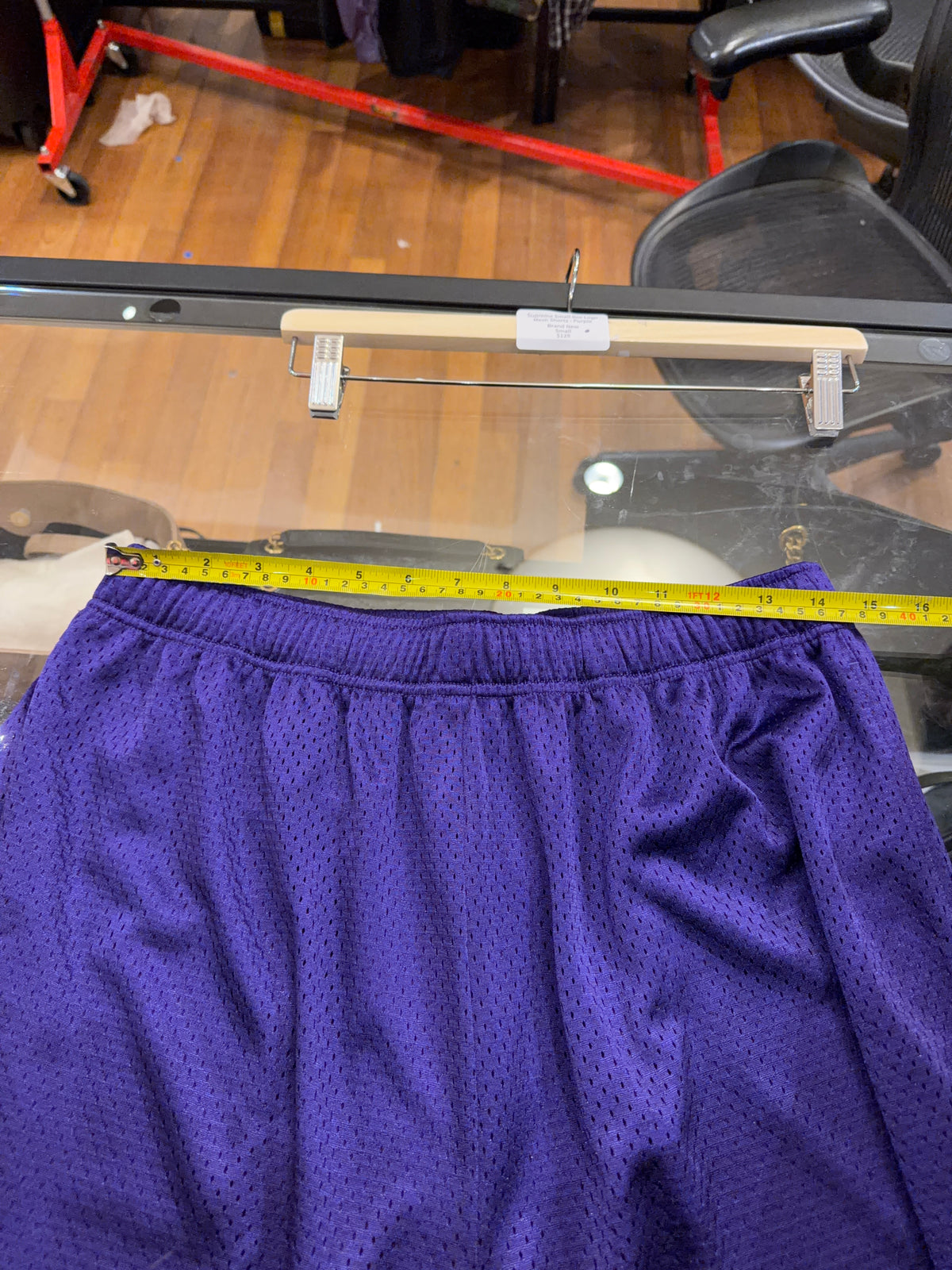 Supreme Small Box Logo Mesh Shorts - Purple