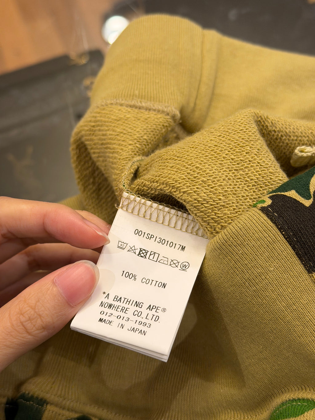 Bape ABC Camo Sweat Shorts- Green