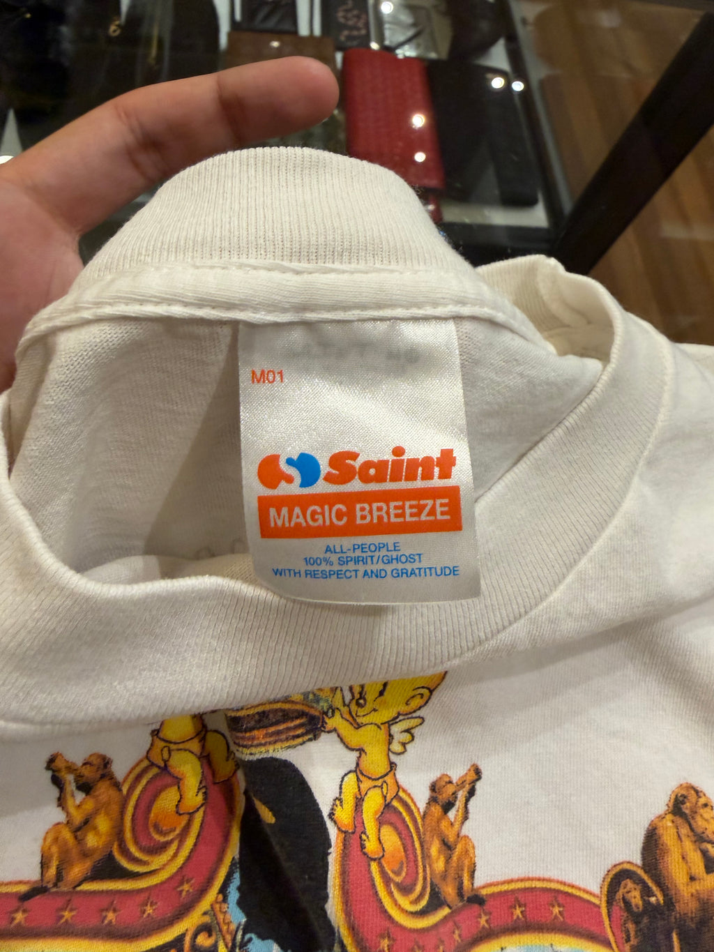 Bape x Saint Michael'Generation' Tee - White