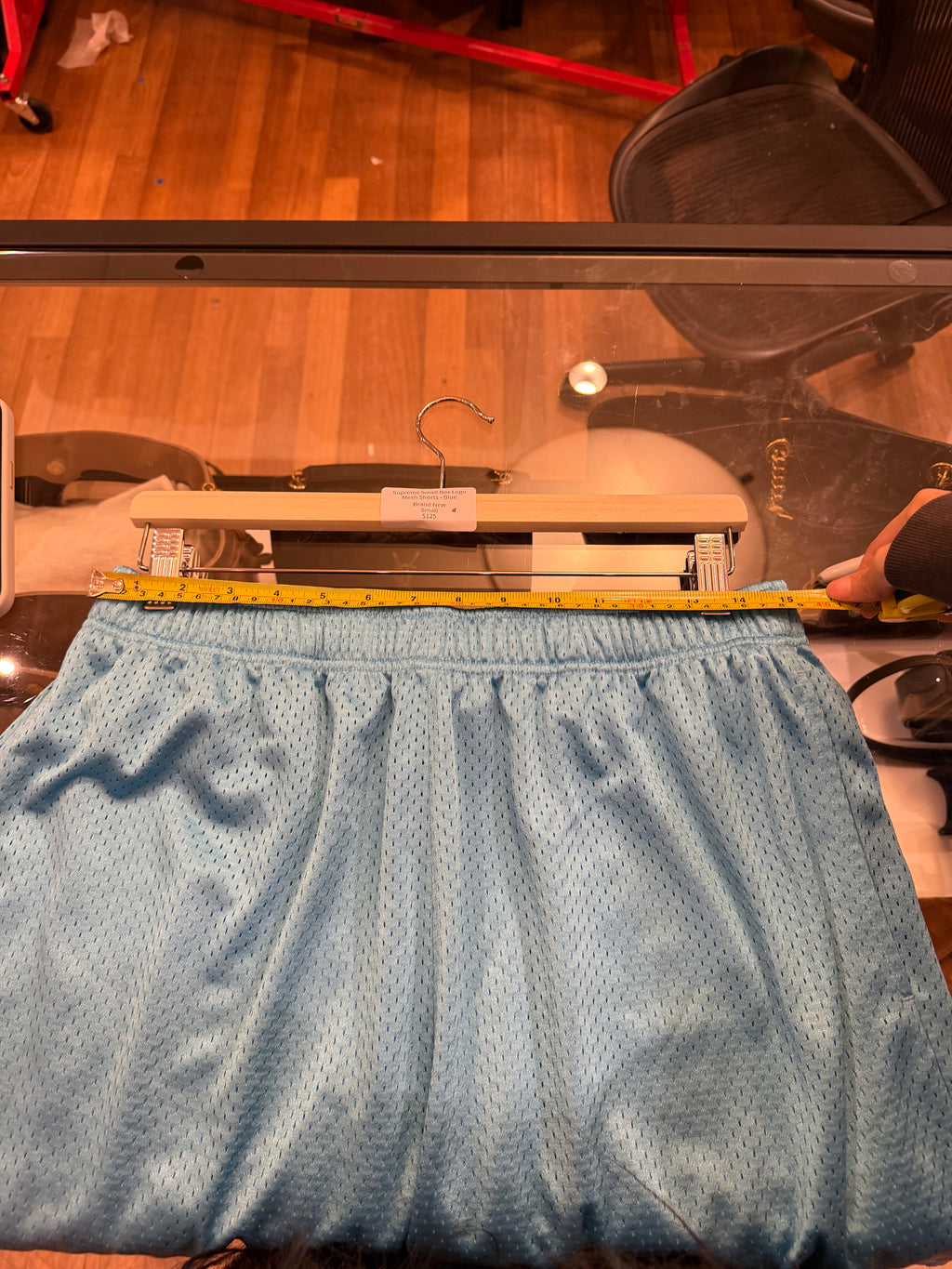 Supreme Small Box Logo Mesh Shorts - Blue