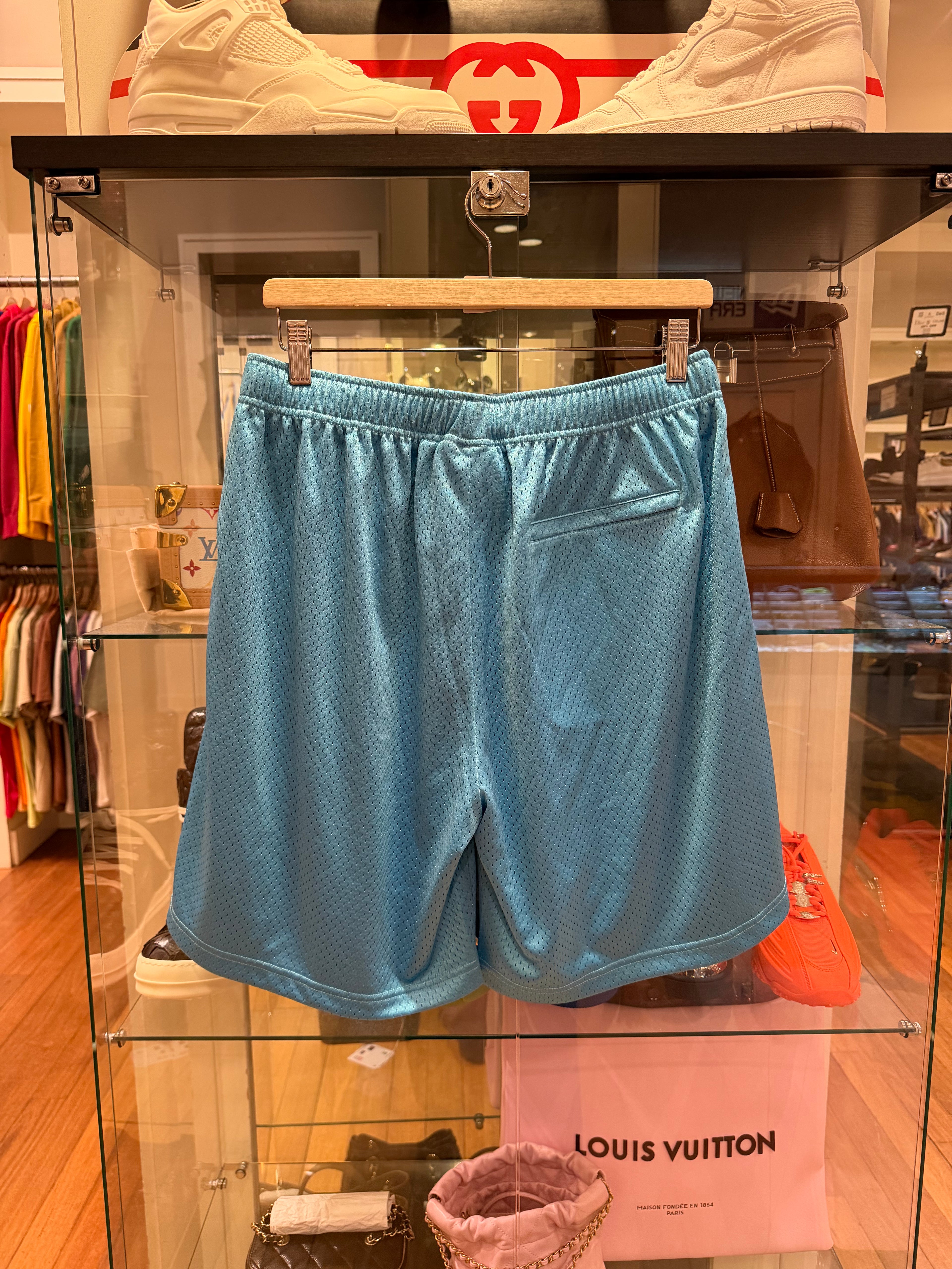 Supreme Small Box Logo Mesh Shorts - Blue