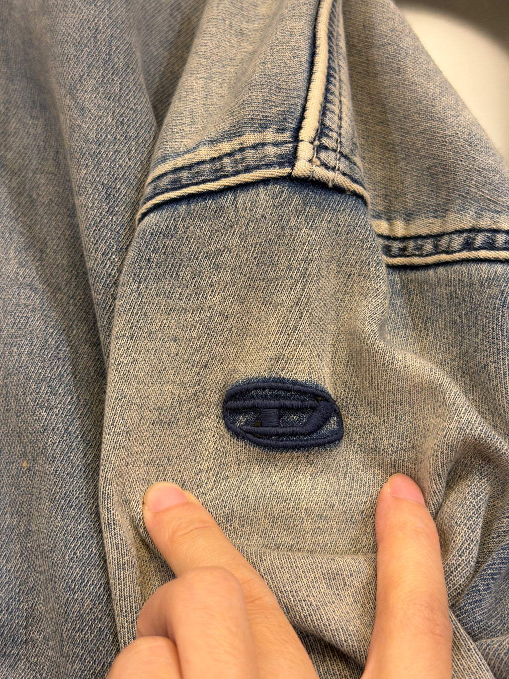 Diesel Denim Pullover Hoodie