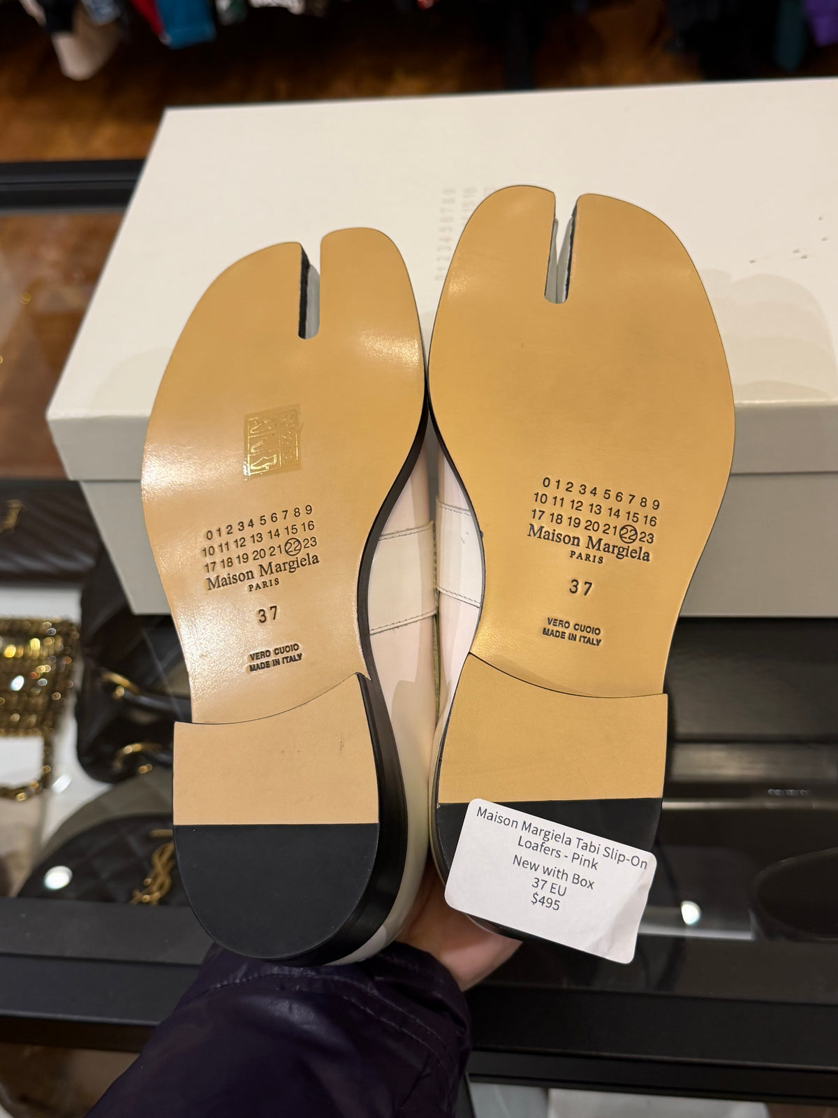 Maison Margiela Tabi Slip-On Loafers - Pink