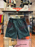 Supreme Big Logo Nylon Shorts - Dark Green
