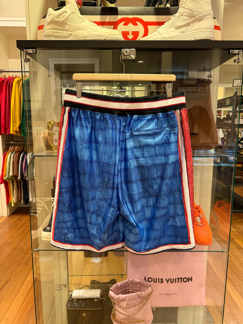Supreme Marker Basketball Shorts - Red/Blue