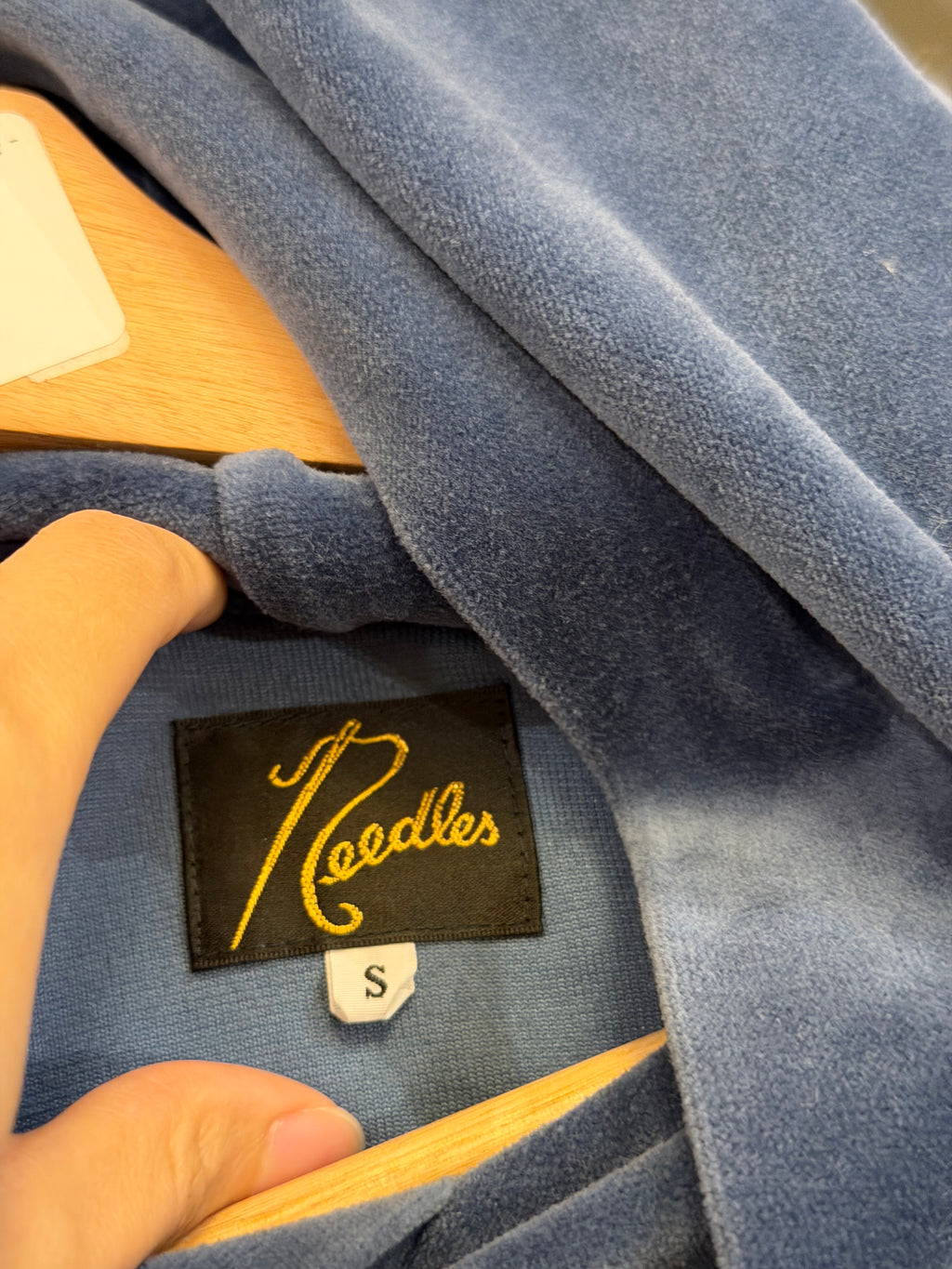 Needles Velour Track Hoodie