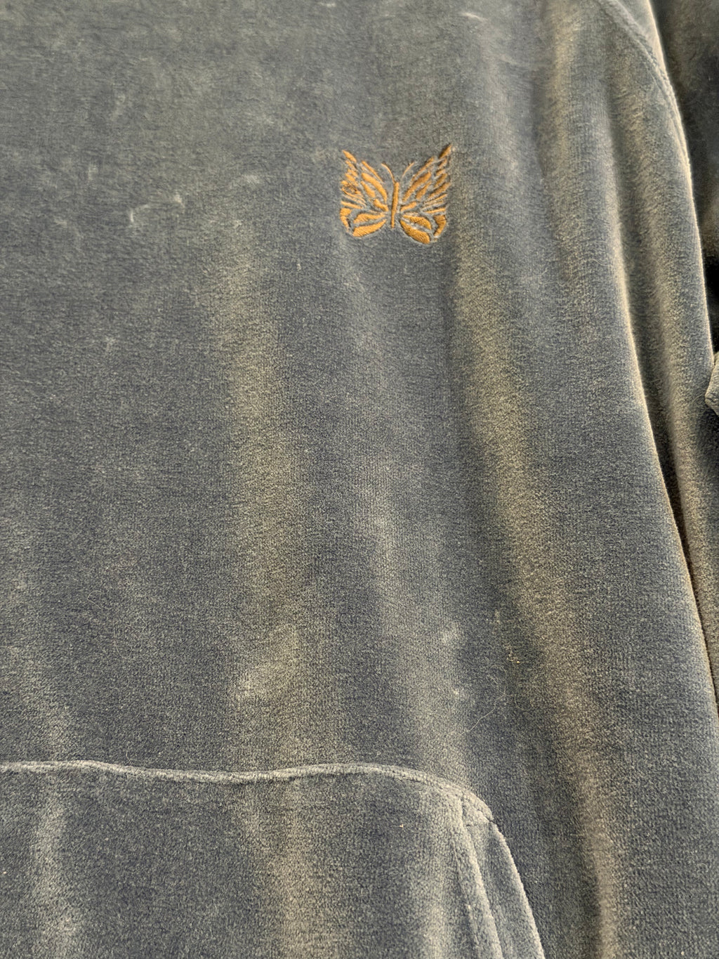 Needles Velour Track Hoodie