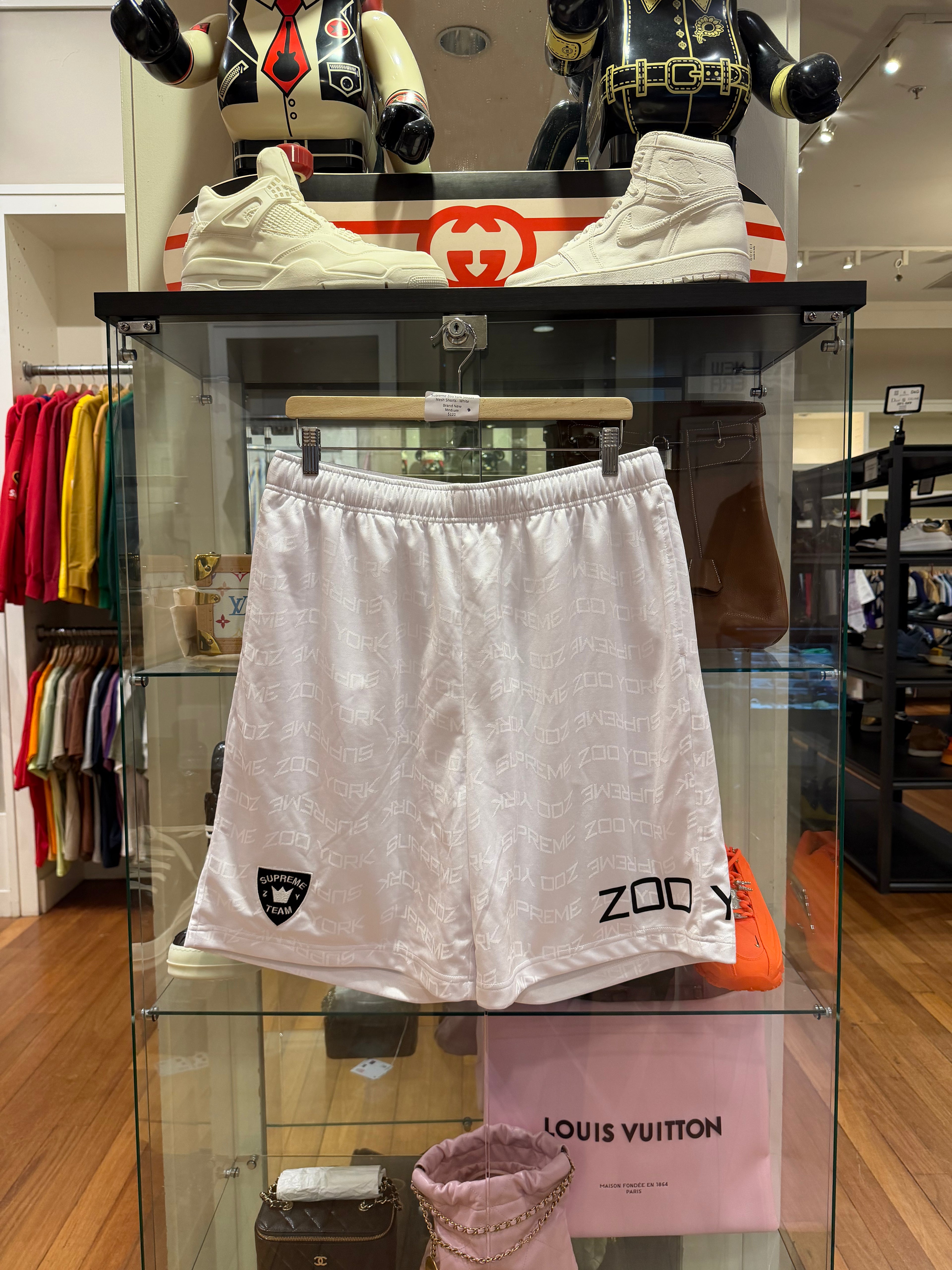 Supreme Zoo York Soccer Mesh Shorts - White
