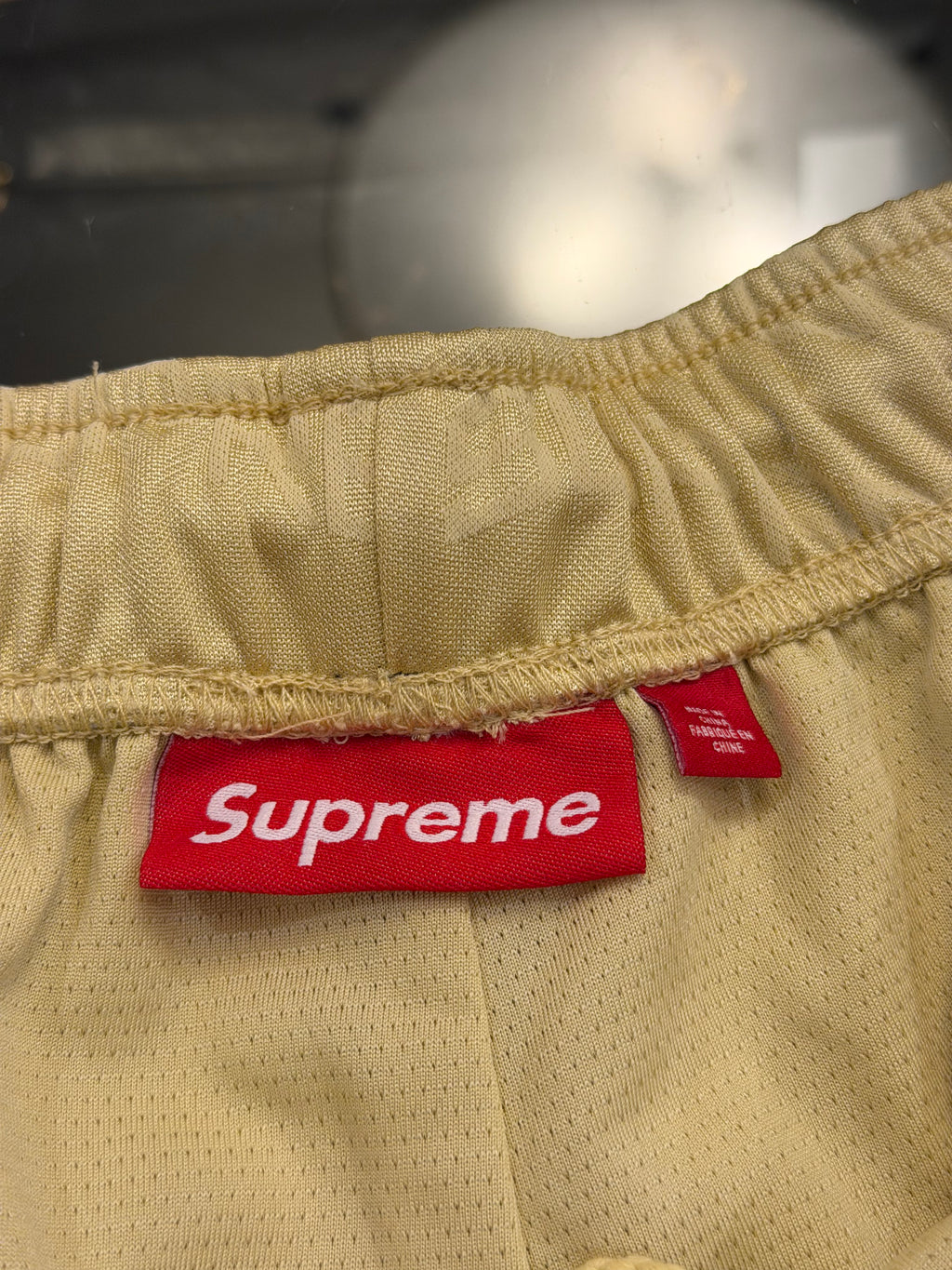 Supreme Zoo York Soccer Mesh Shorts - Gold