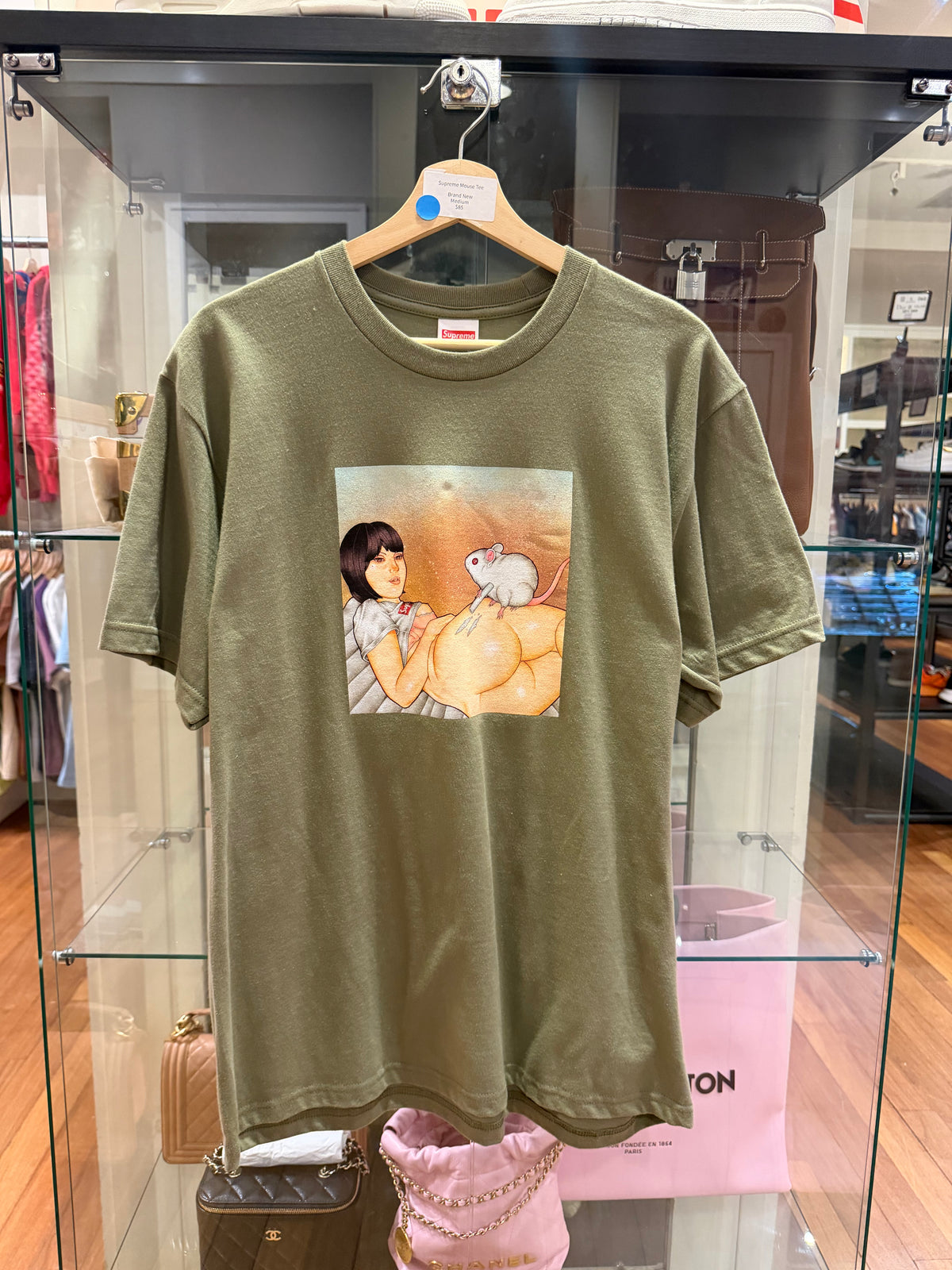 Supreme Mouse Tee - Green