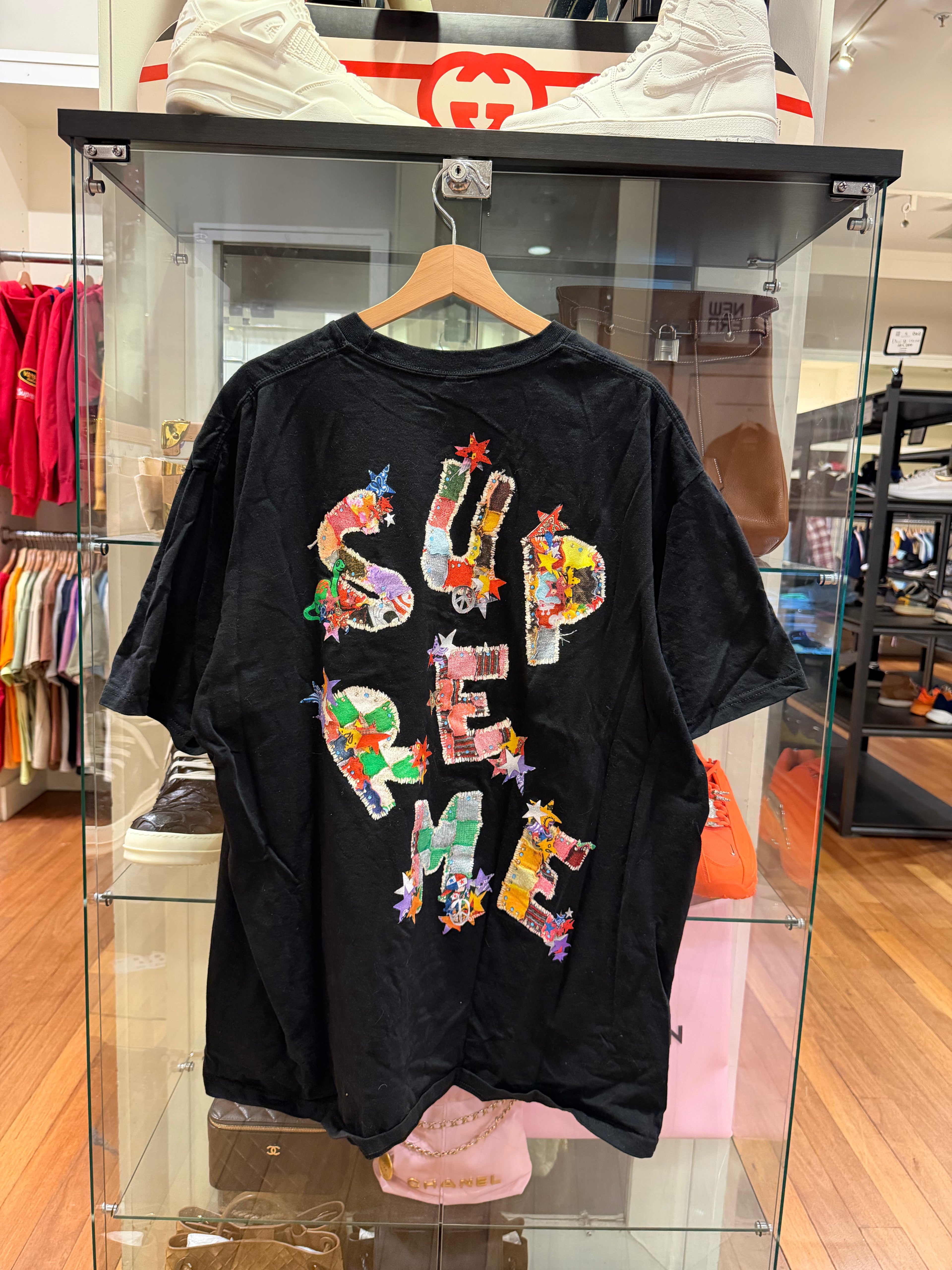 Supreme Patchwork Tee -Black