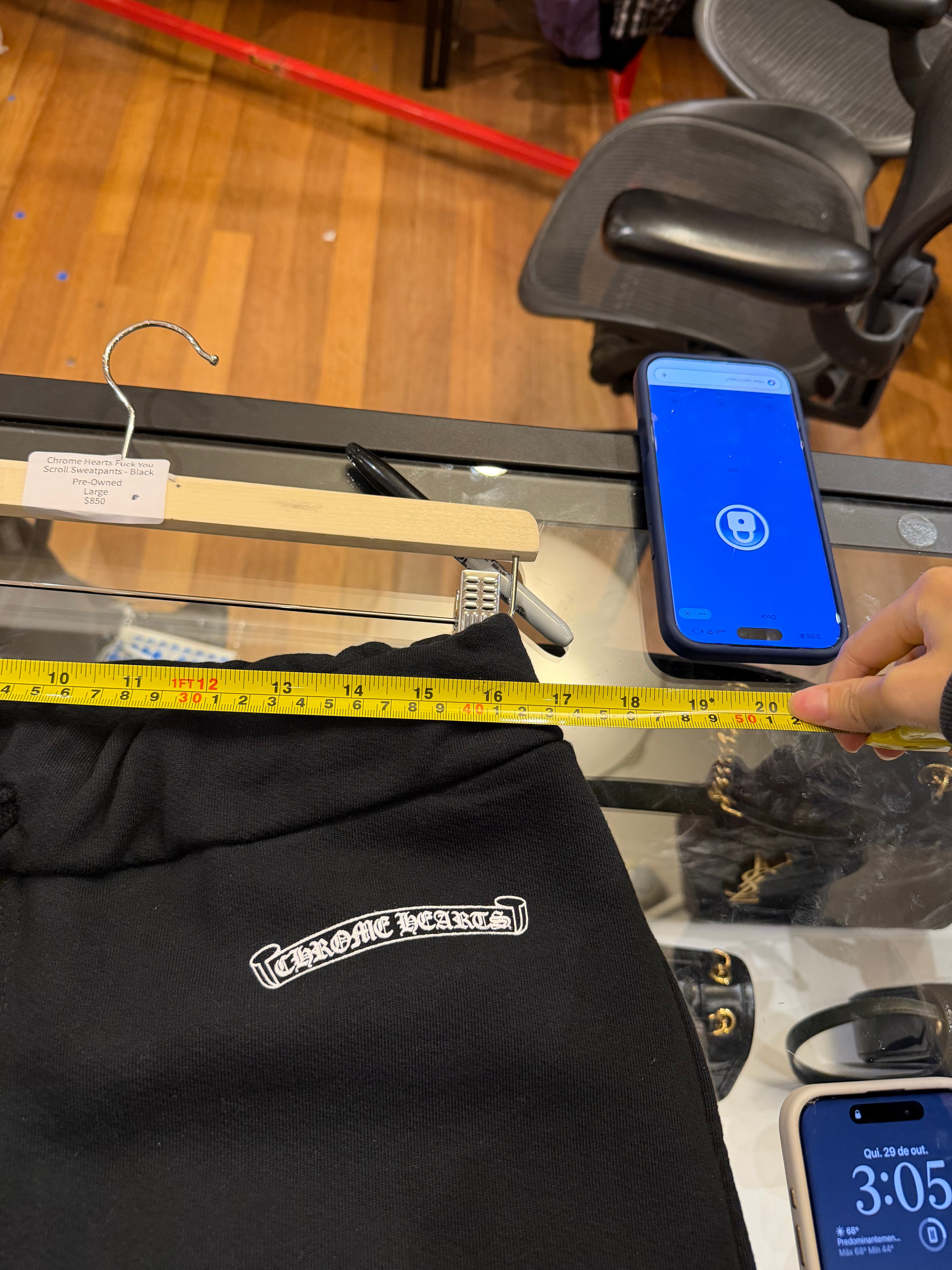 Chrome Hearts Fuck You Scroll Sweatpants - Black