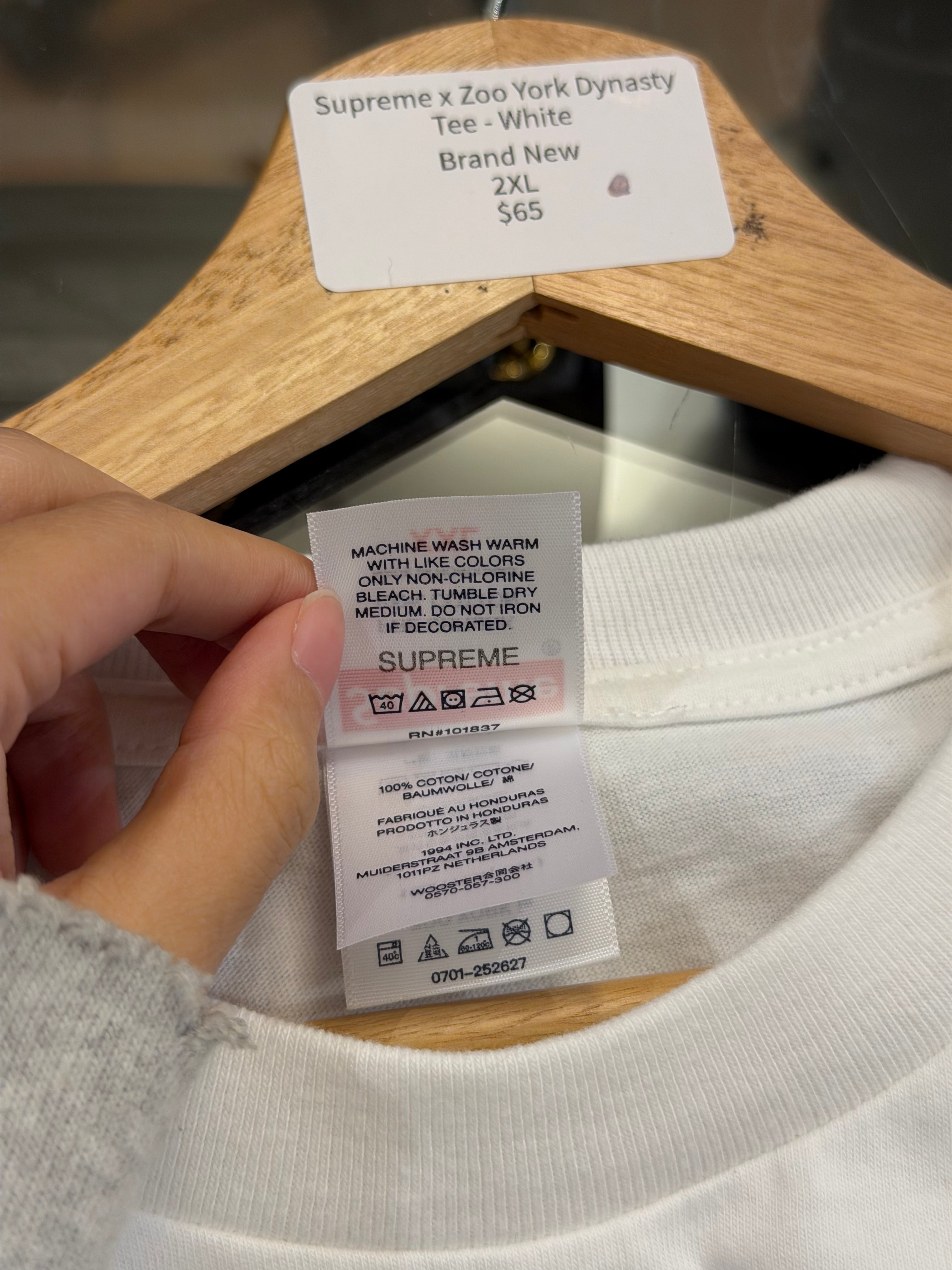 Supreme x Zoo York Dynasty Tee - White