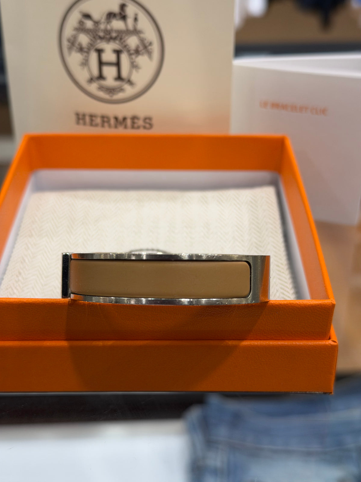 Hermes Clic H Bracelet - Palladium Coated Brass T5