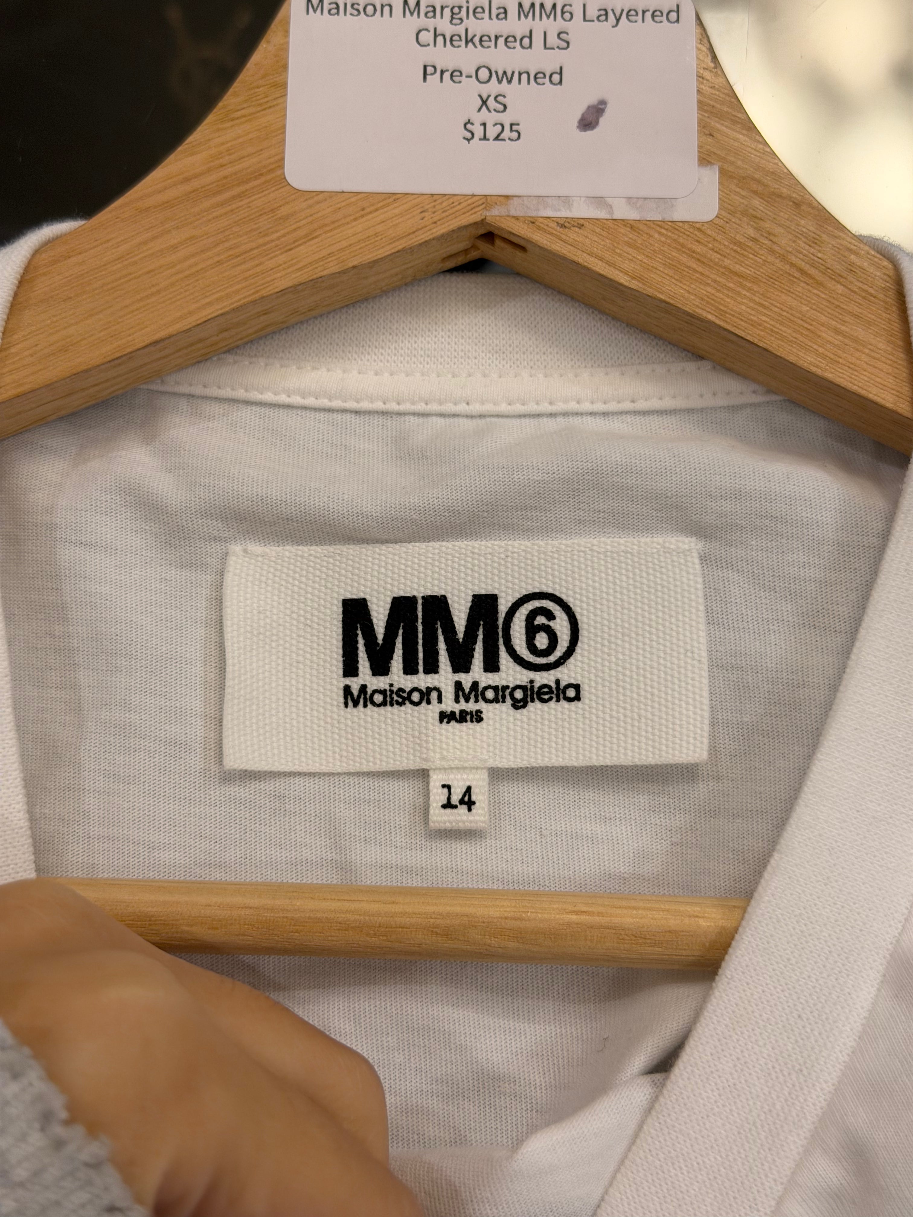 Maison Margiela MM6 LayeredChekered LS