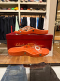 Salvatore Ferragamo Pool Slides Orange