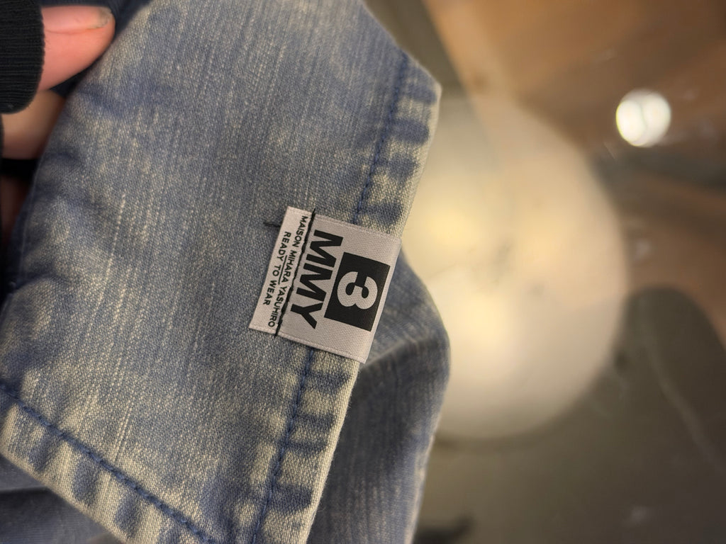 Maison Mihara Yasuhiro Double Layered Denim Shirt - Blue