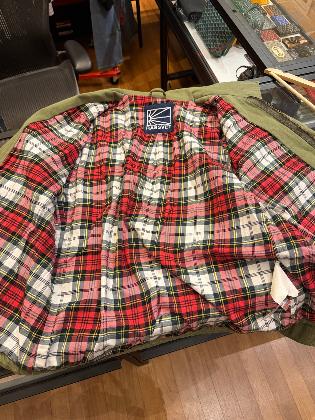 Rassvet Flannel Lined Military Jacket - Olive