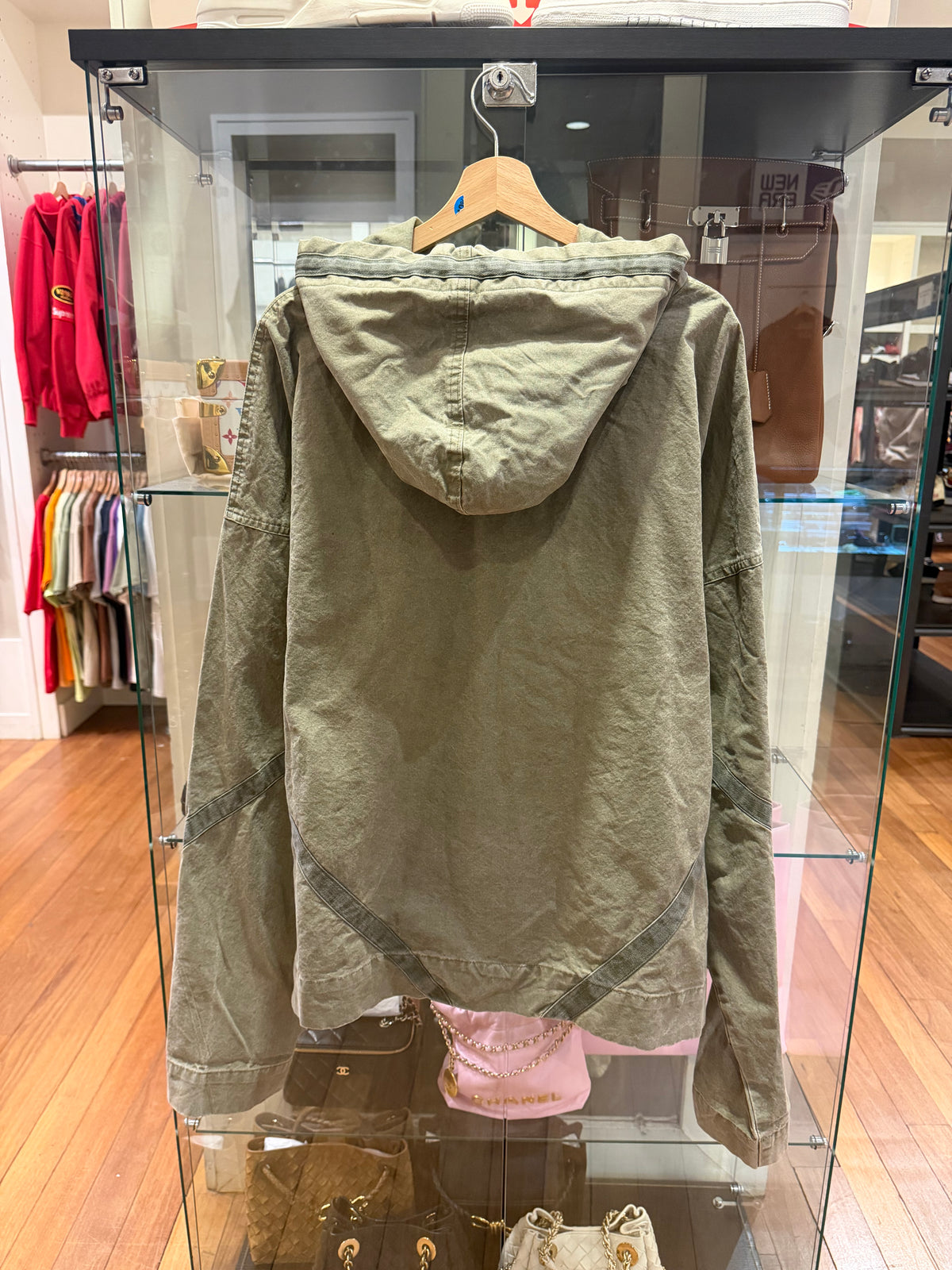 Greg Lauren “Tent Hoodie” - Olive