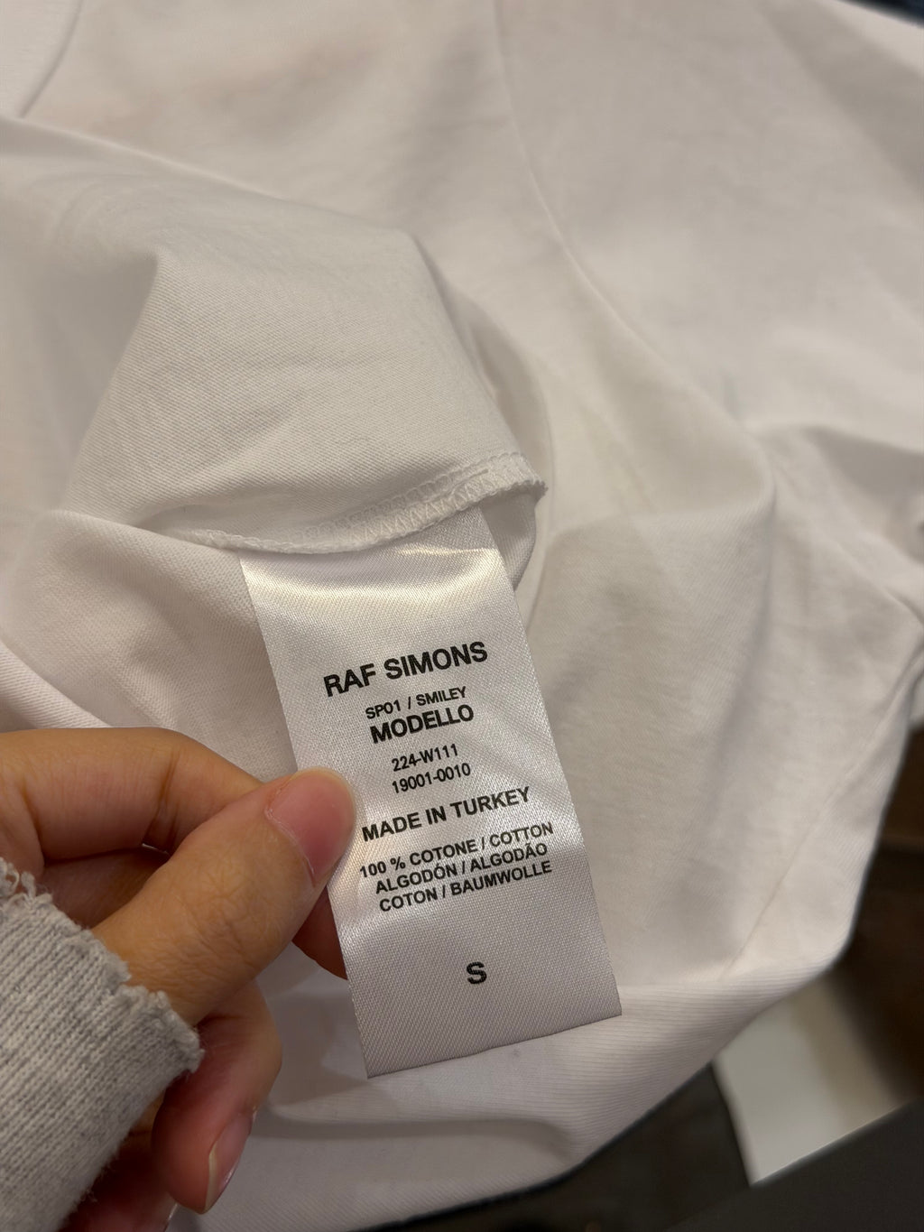 Raf Simons 'Smiley Face' Tee -White (WMNS)