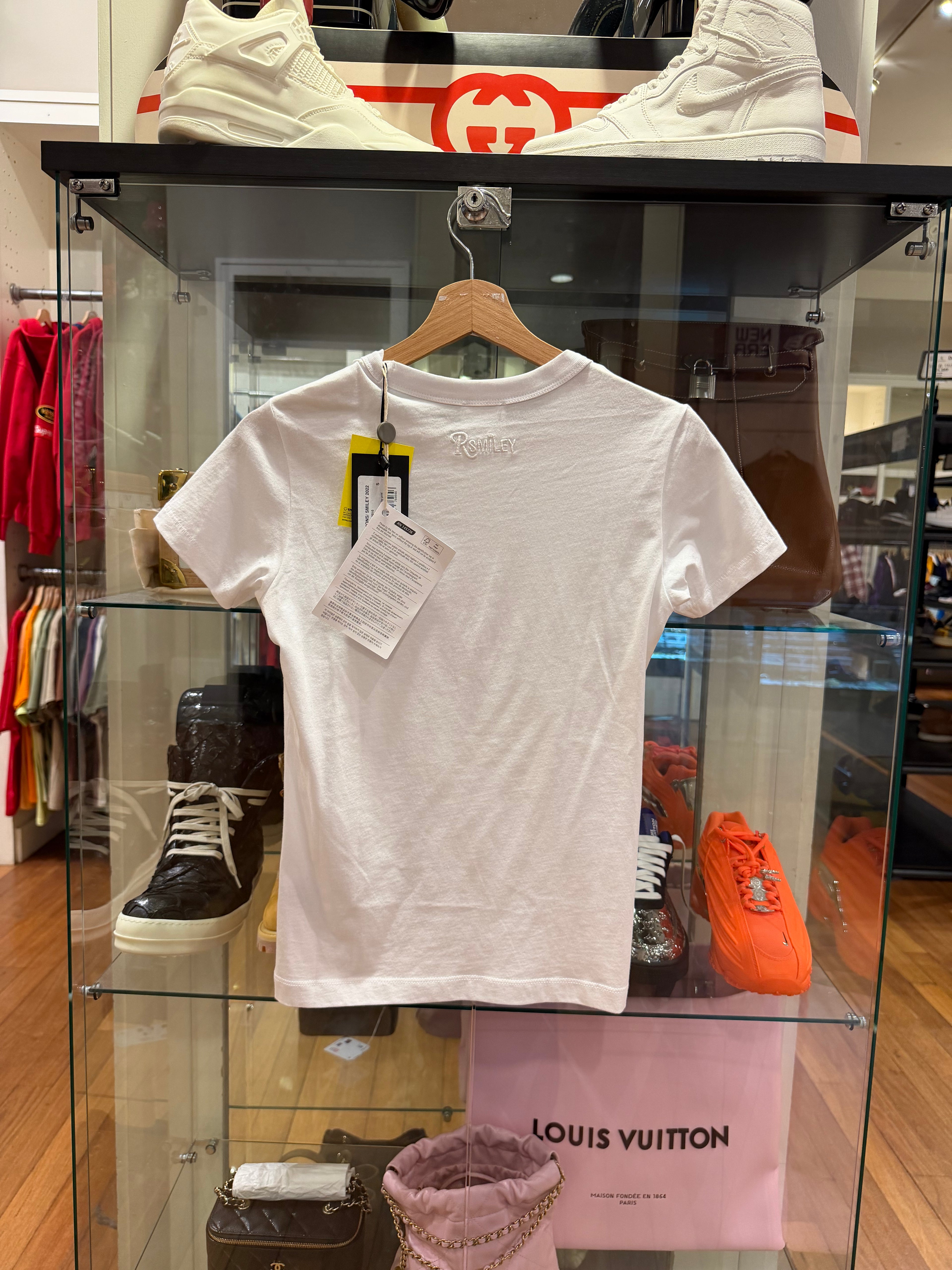 Raf Simons 'Smiley Face' Tee -White (WMNS)