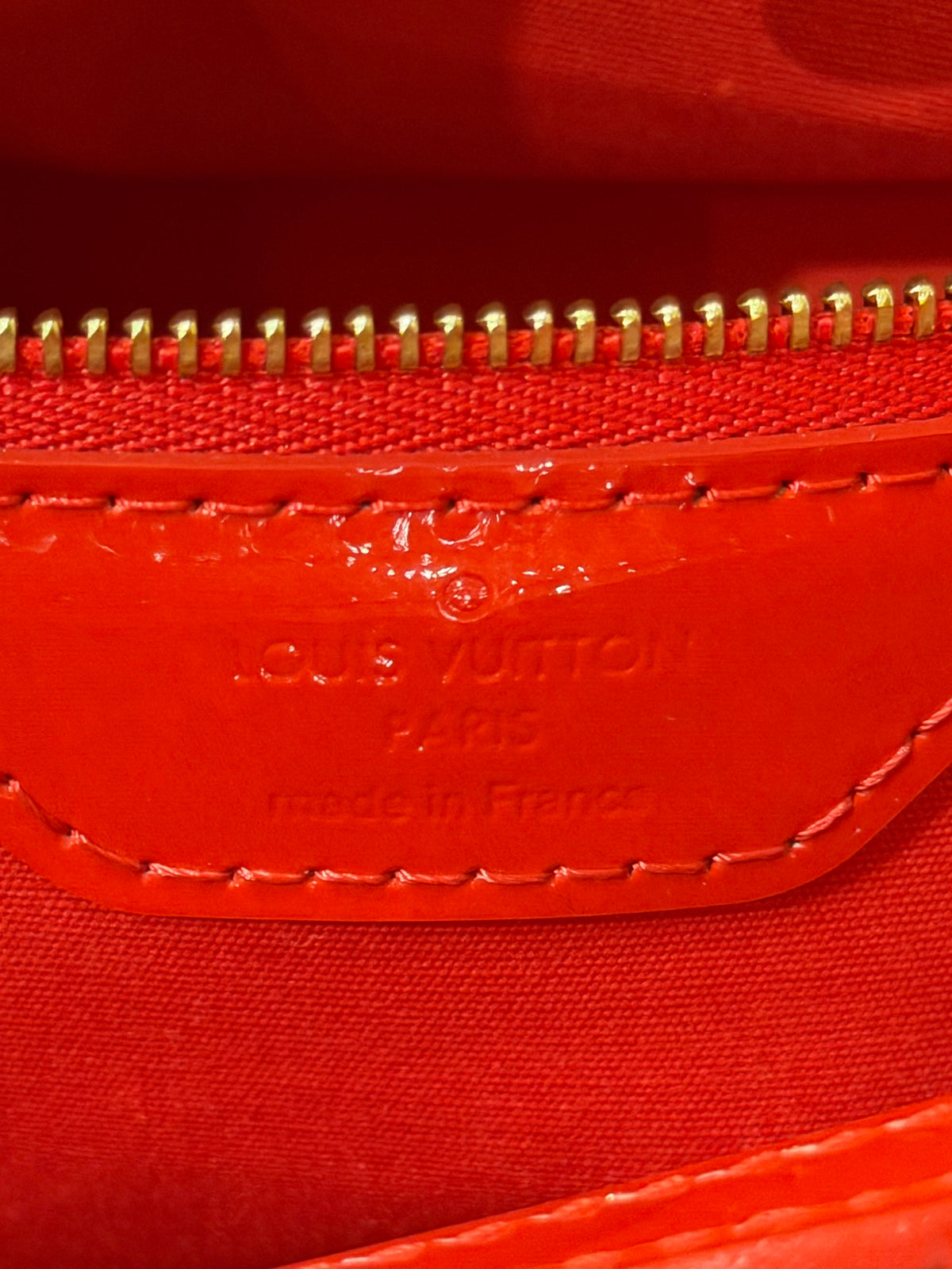 Louis Vuitton Monogram Vernis Tote MM - Red