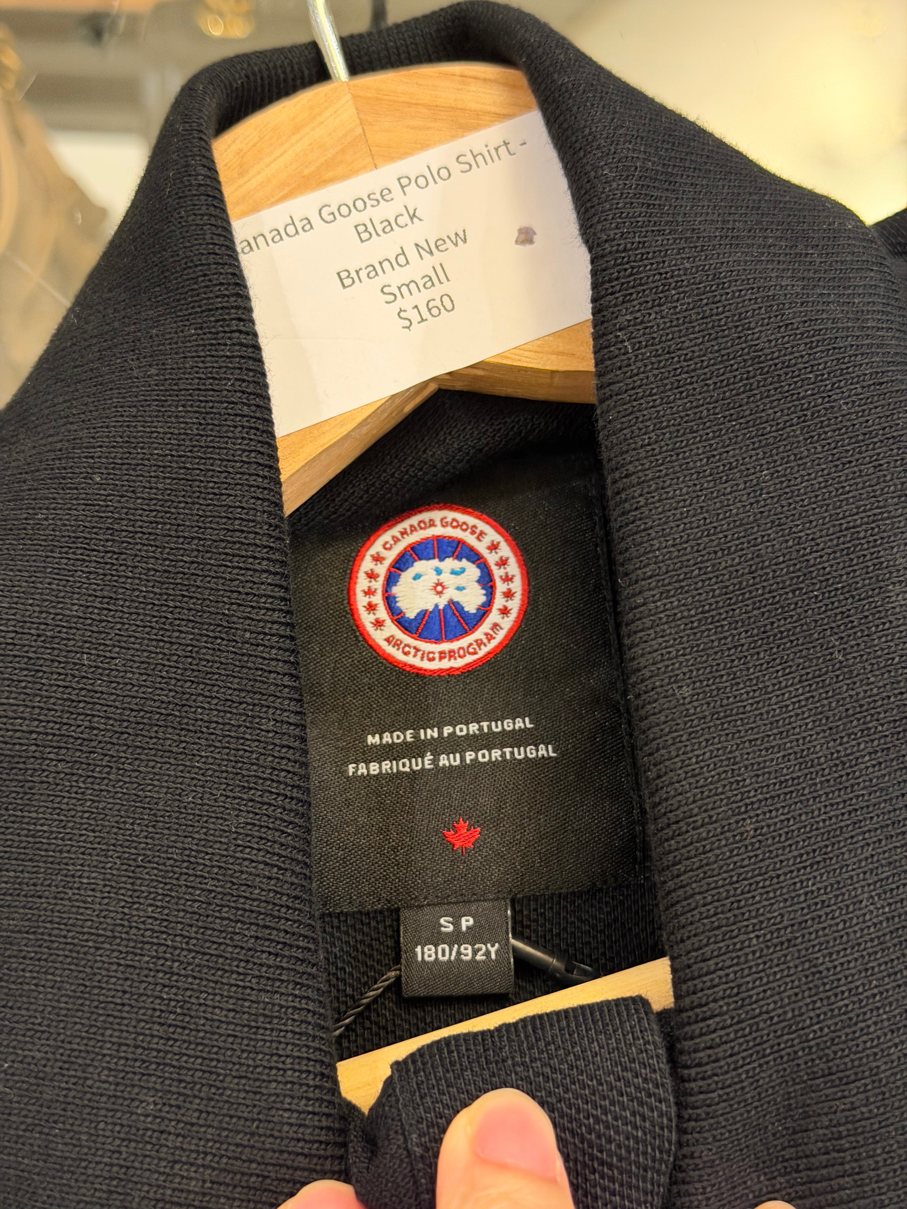 Canada Goose Polo Shirt -Black