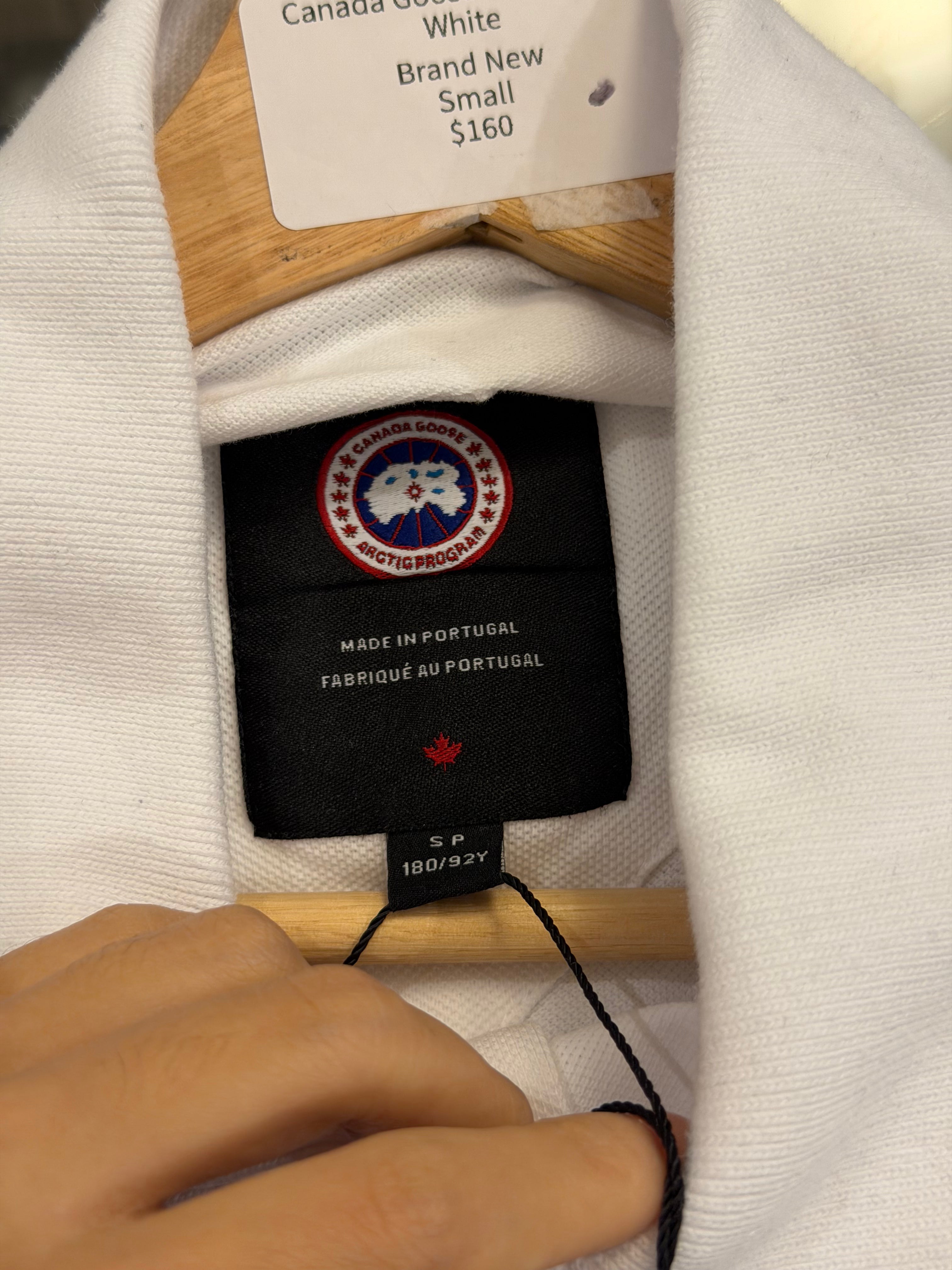 Canada Goose Polo Shirt -White