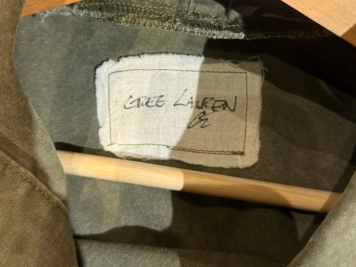 Greg Lauren “Tent Hoodie” - Olive