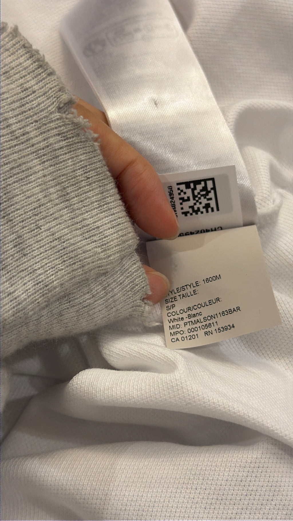 Canada Goose Polo Shirt -White