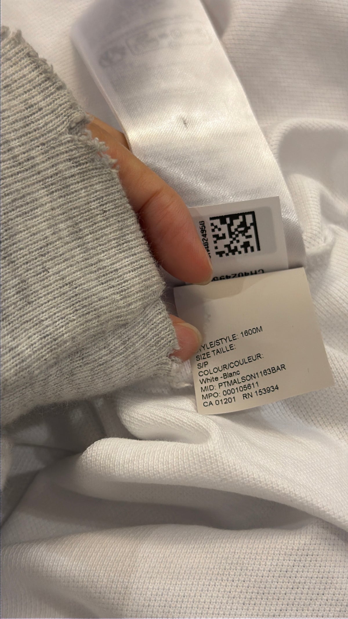 Canada Goose Polo Shirt -White