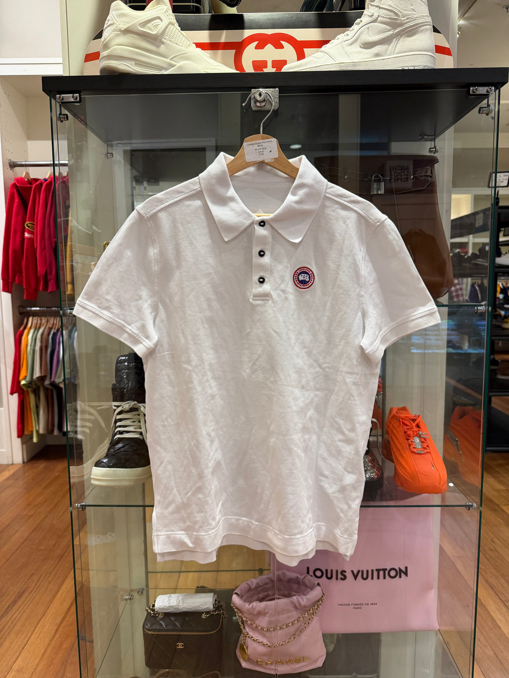 Canada Goose Polo Shirt -White