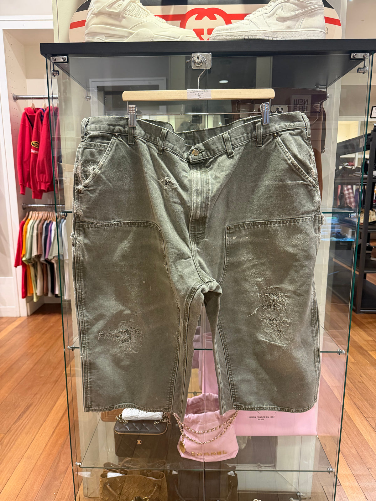 Carhartt Double Knee Carpenter Shorts - Grey