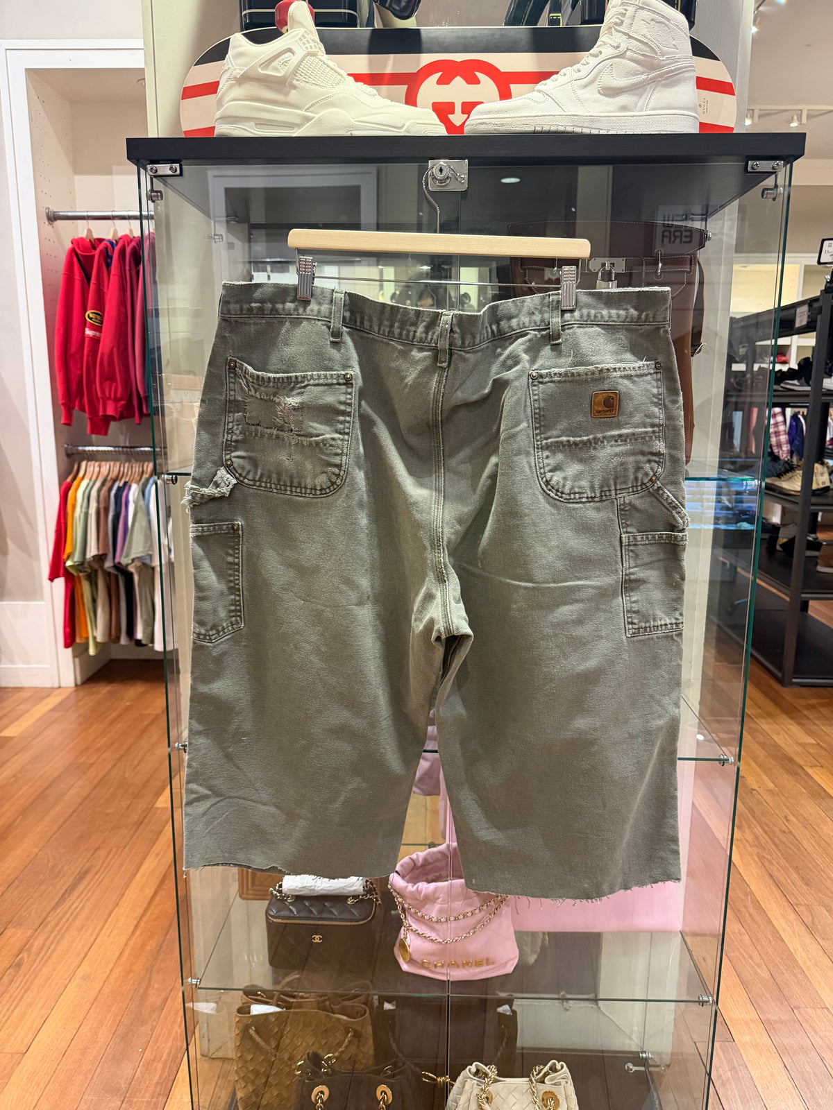 Carhartt Double Knee Carpenter Shorts - Grey