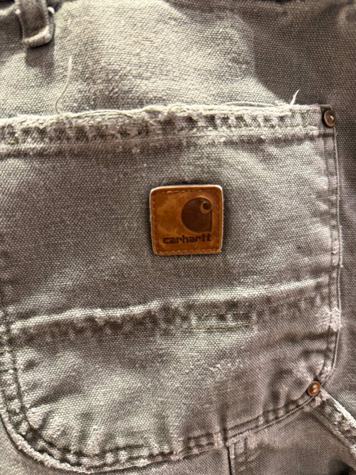 Carhartt Double Knee Carpenter Shorts - Grey