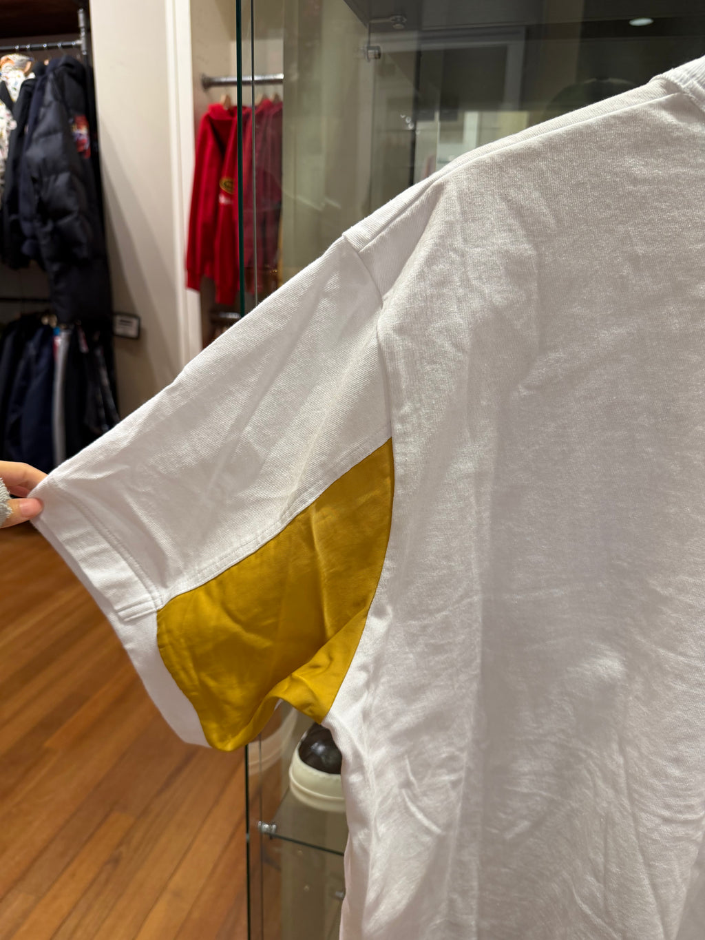 Sacai Embroidered Logo Tee -White