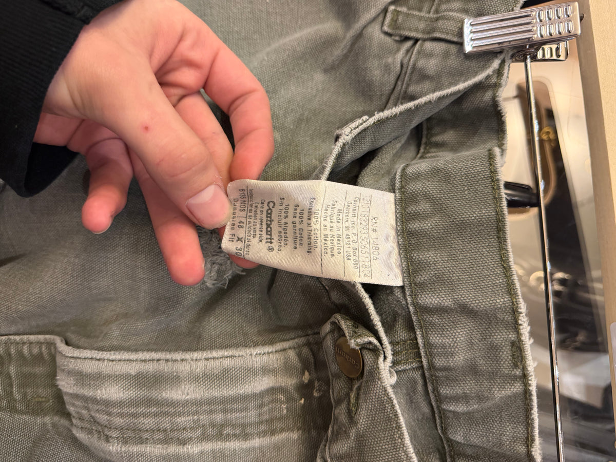 Carhartt Double Knee Carpenter Shorts - Grey
